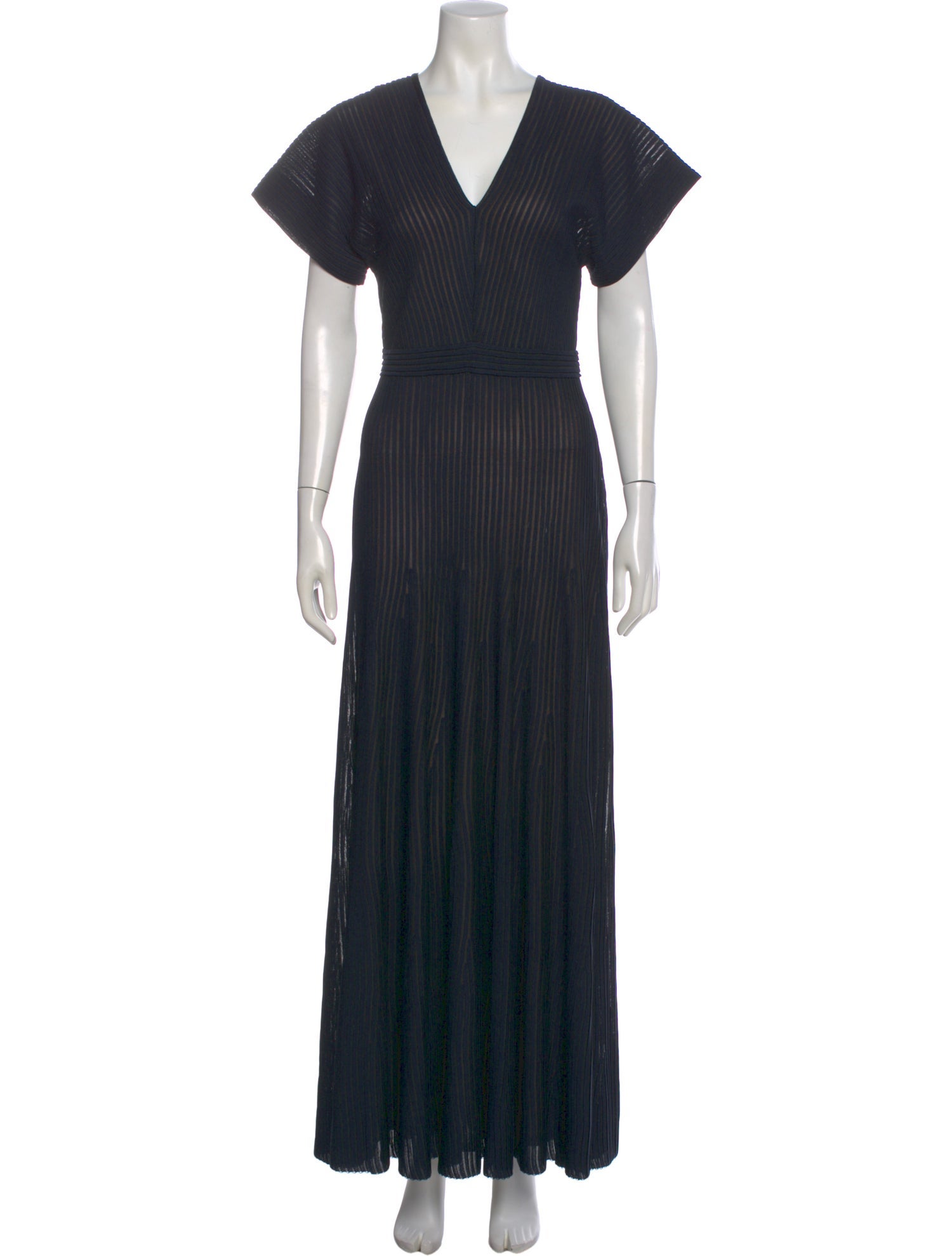 St. John V-Neck Long Dress w/ Tags