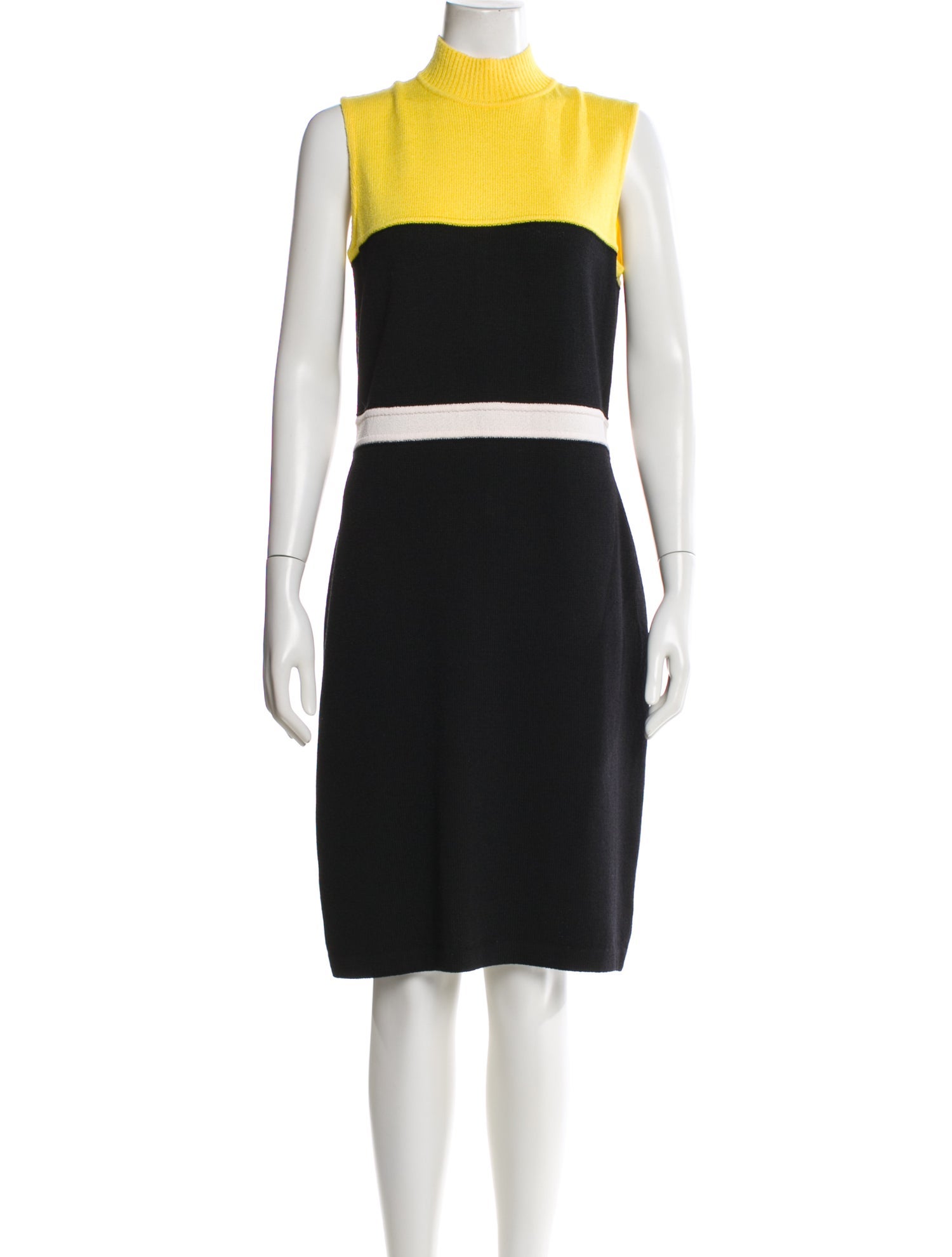 St. John Wool Knee-Length Dress