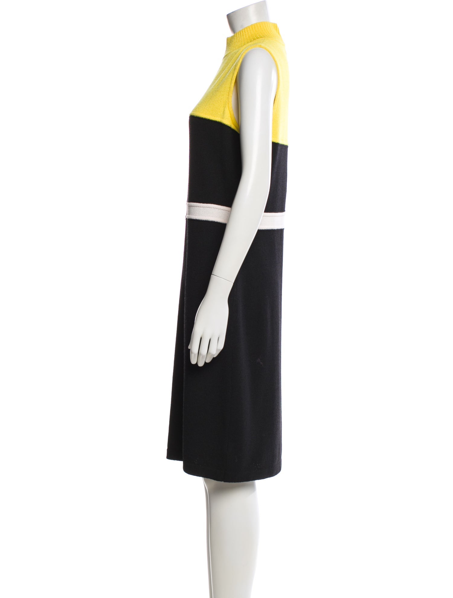 St. John Wool Knee-Length Dress