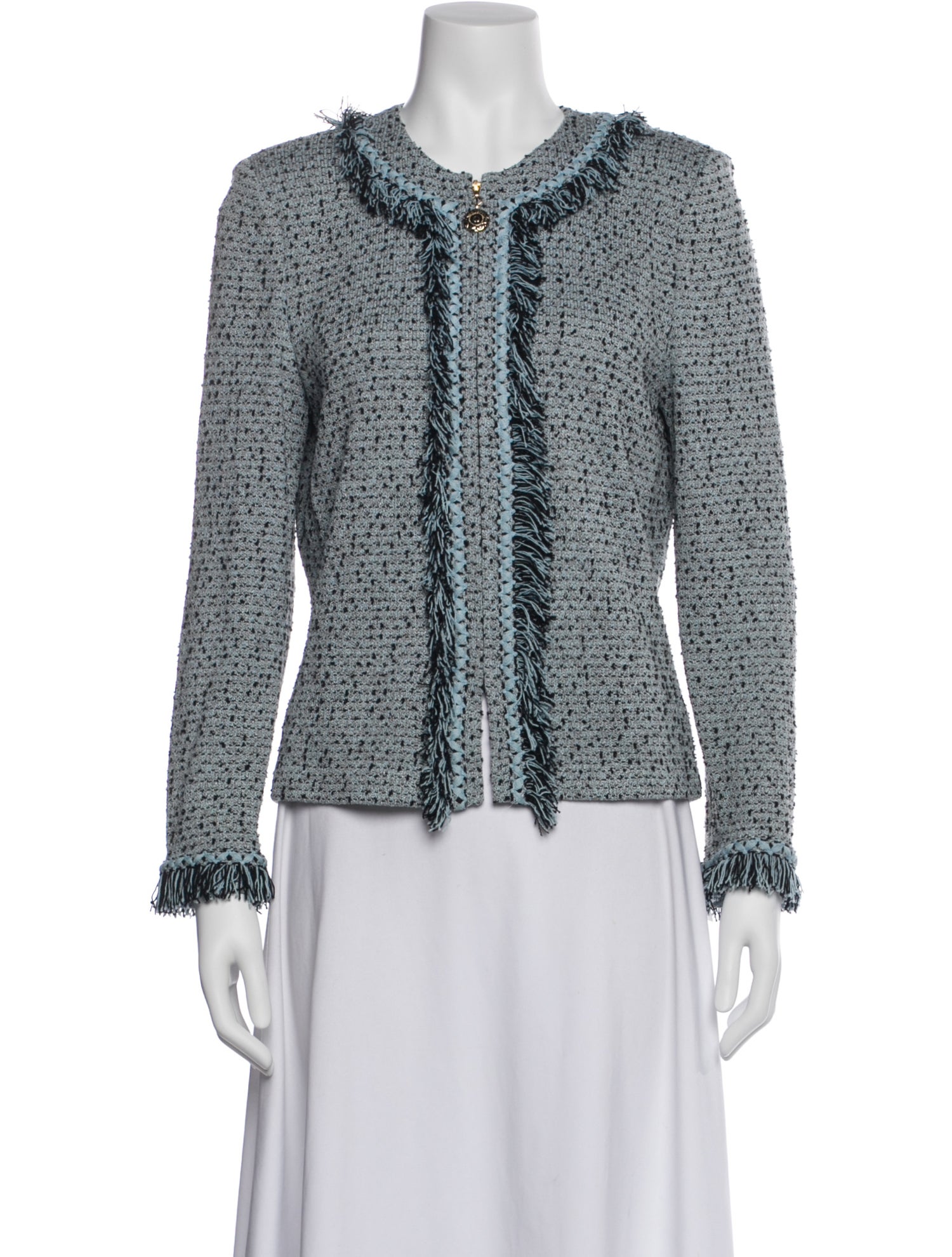 St. John Tweed Pattern Jacket