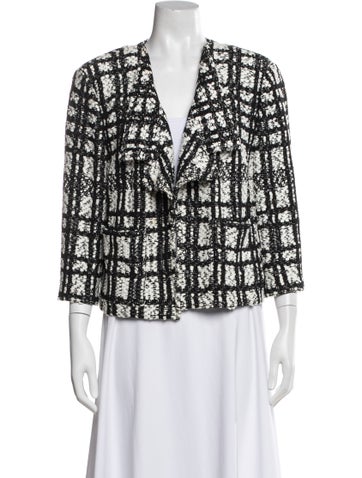 Pre-owned St John Printed Evening Jacket In Multi