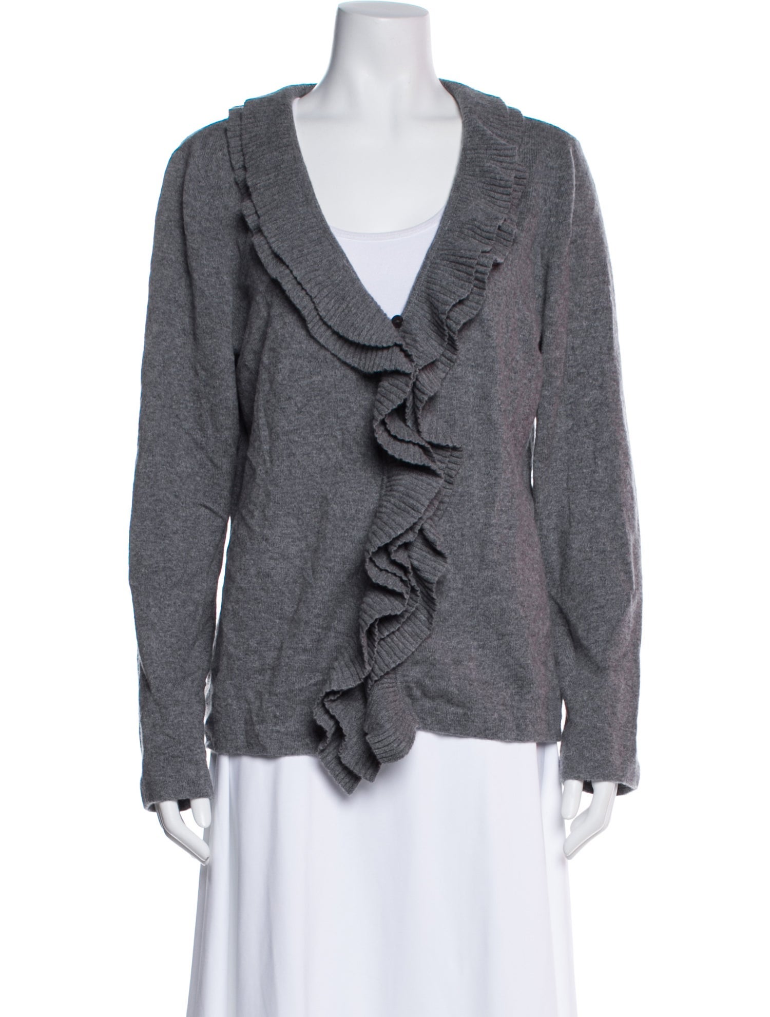 St. John Cashmere V-Neck Sweater