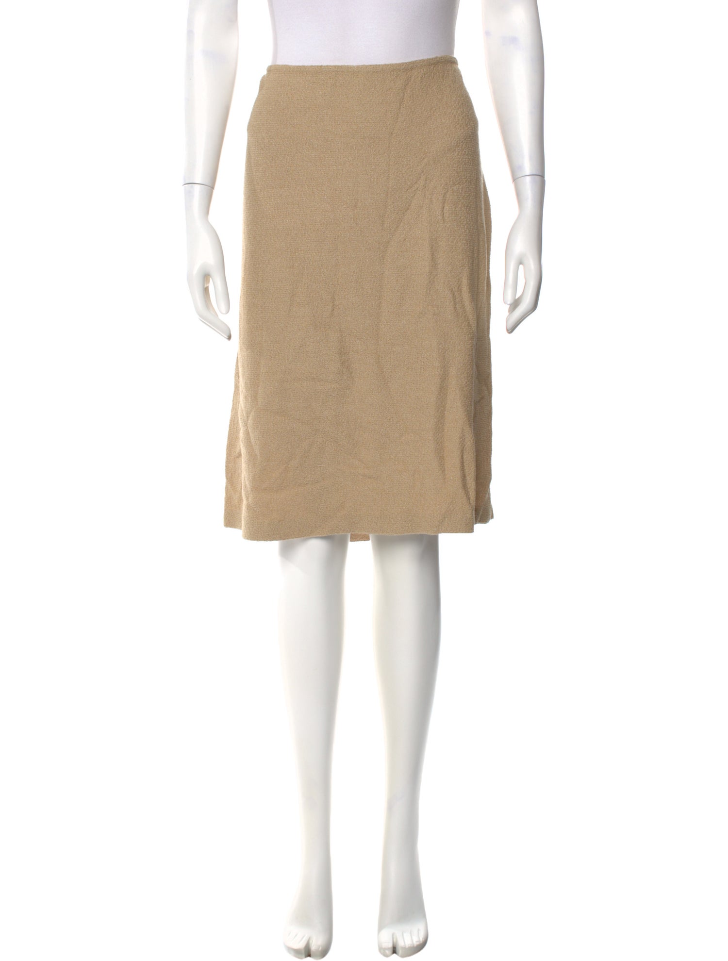 St. John Wool Knee-Length Skirt