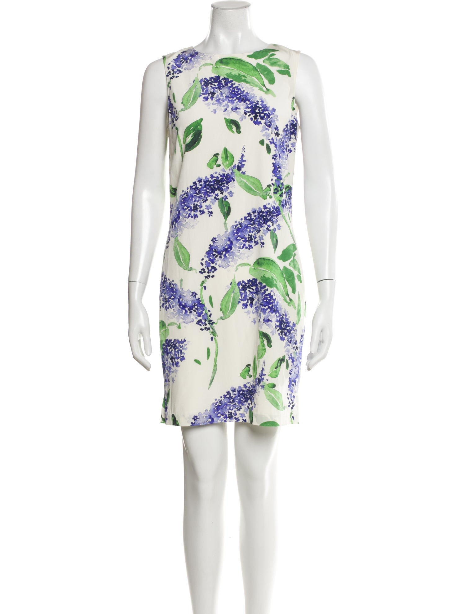 St. John Silk Mini Dress