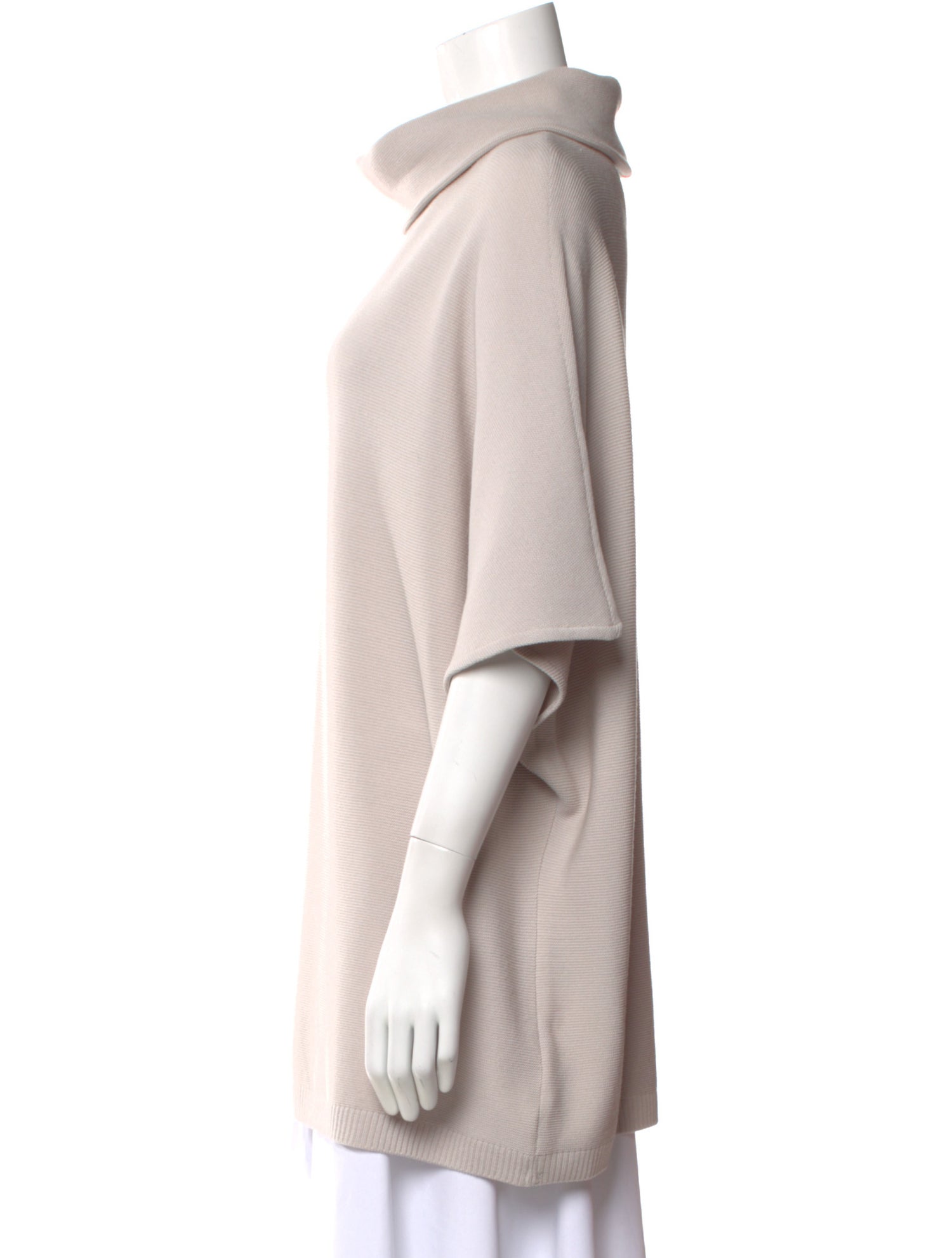 St. John Wool Cowl Neck Sweater