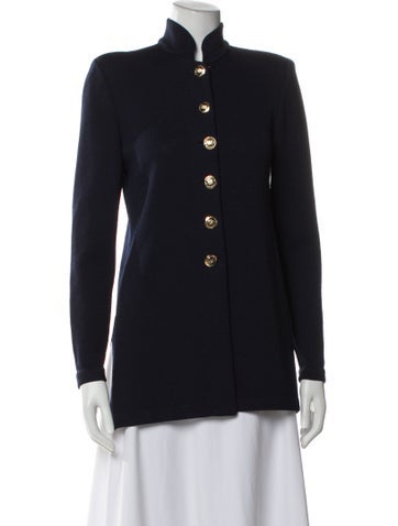 Pre-owned St John Evening Jacket In Blue