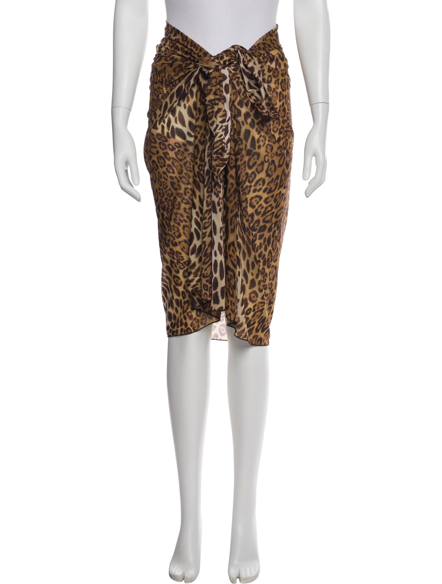 St. John Animal Print Cover-Up