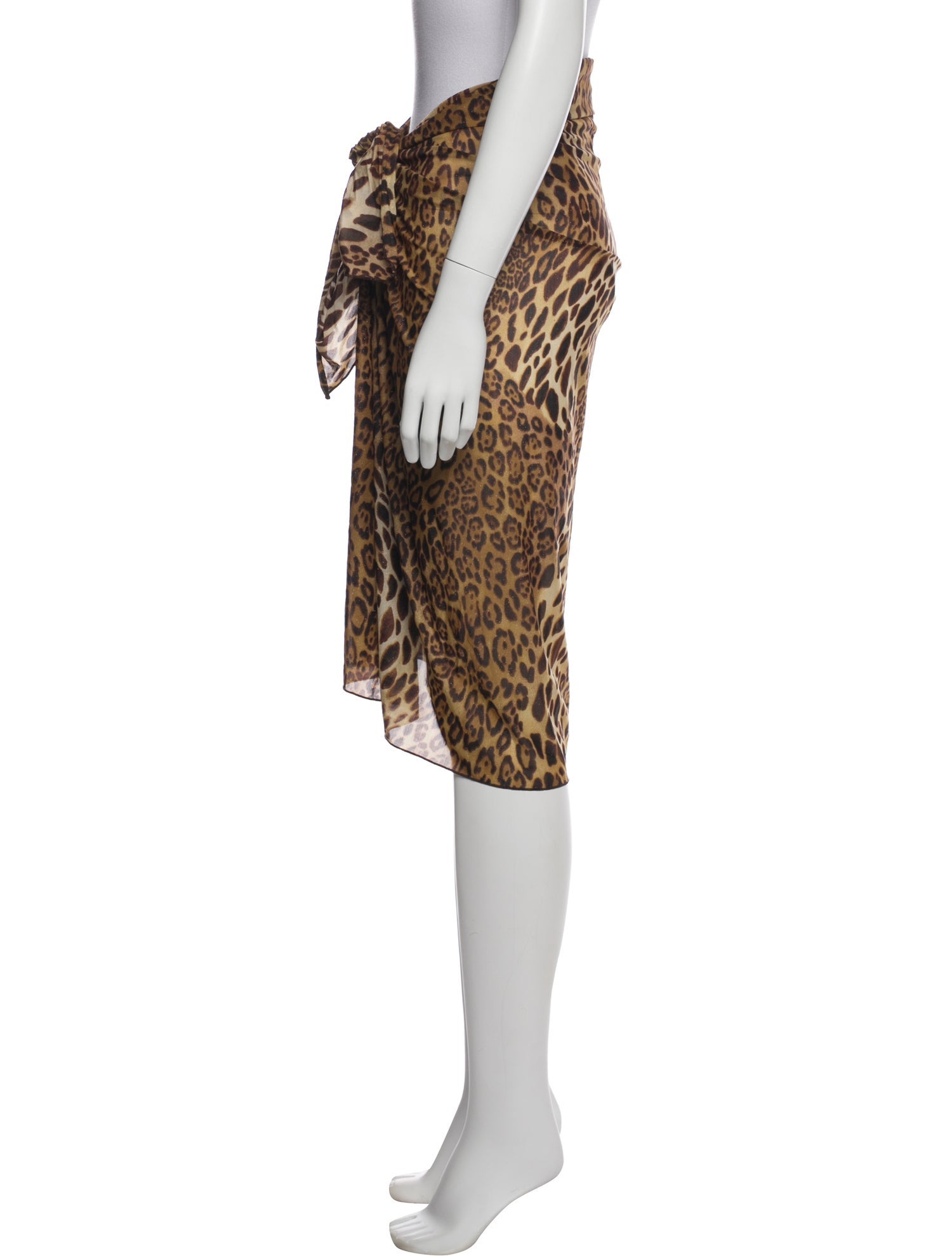 St. John Animal Print Cover-Up