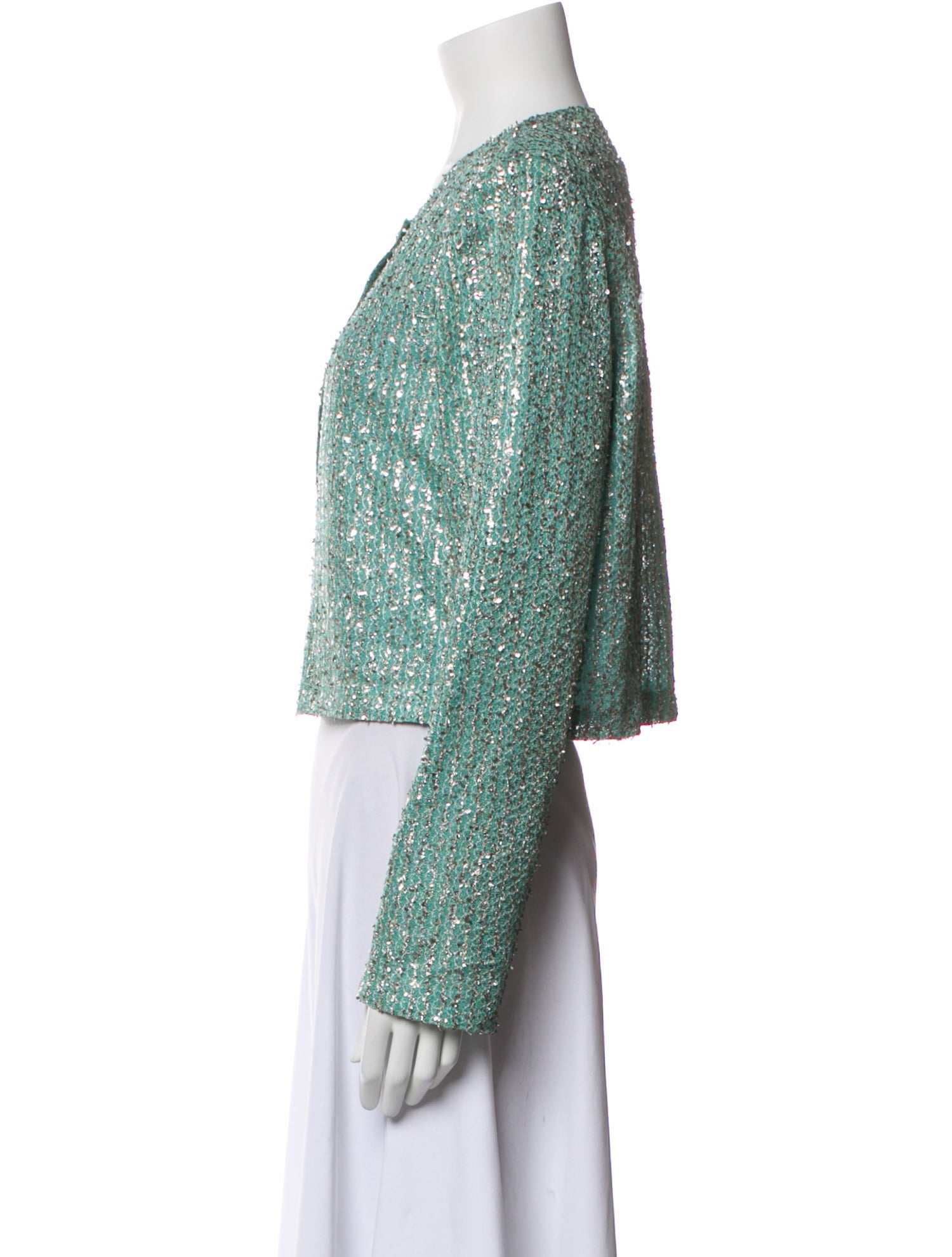 St. John Tweed Pattern Evening Jacket w/ Tags