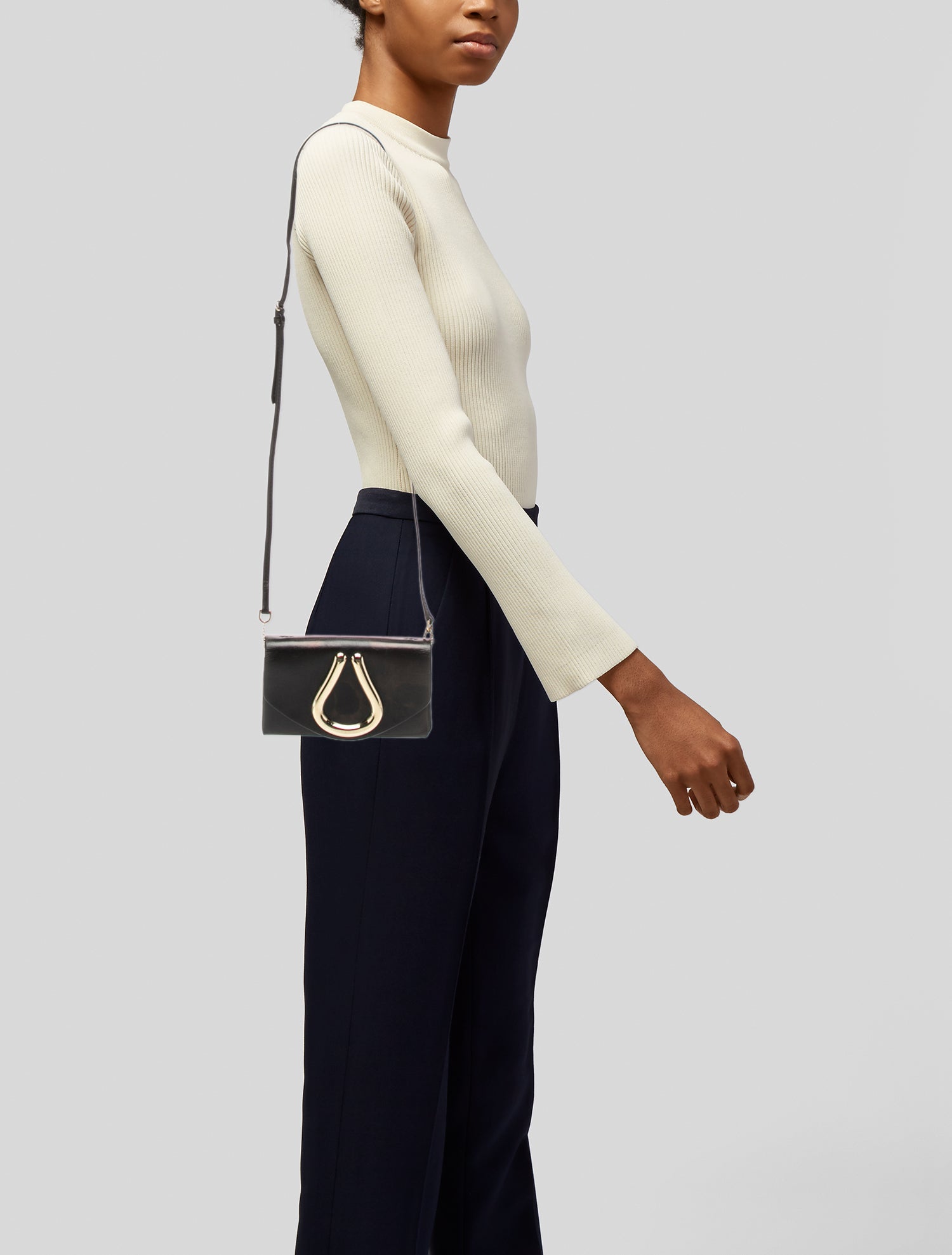 St. John Leather Crossbody Bag