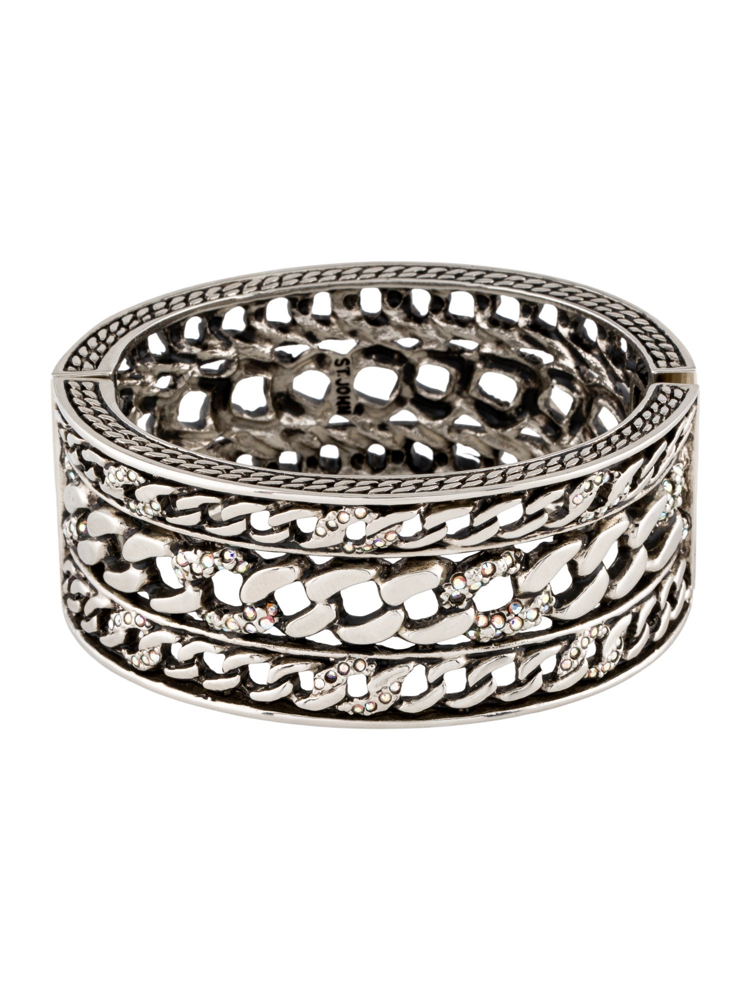 St. John Crystal Link Bracelet