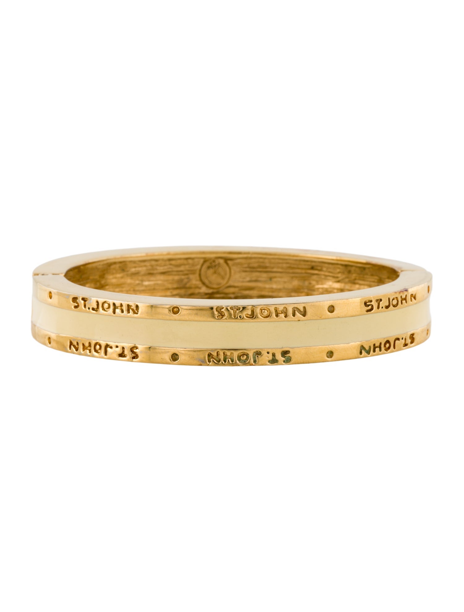 St. John Enamel Hinge Bracelet