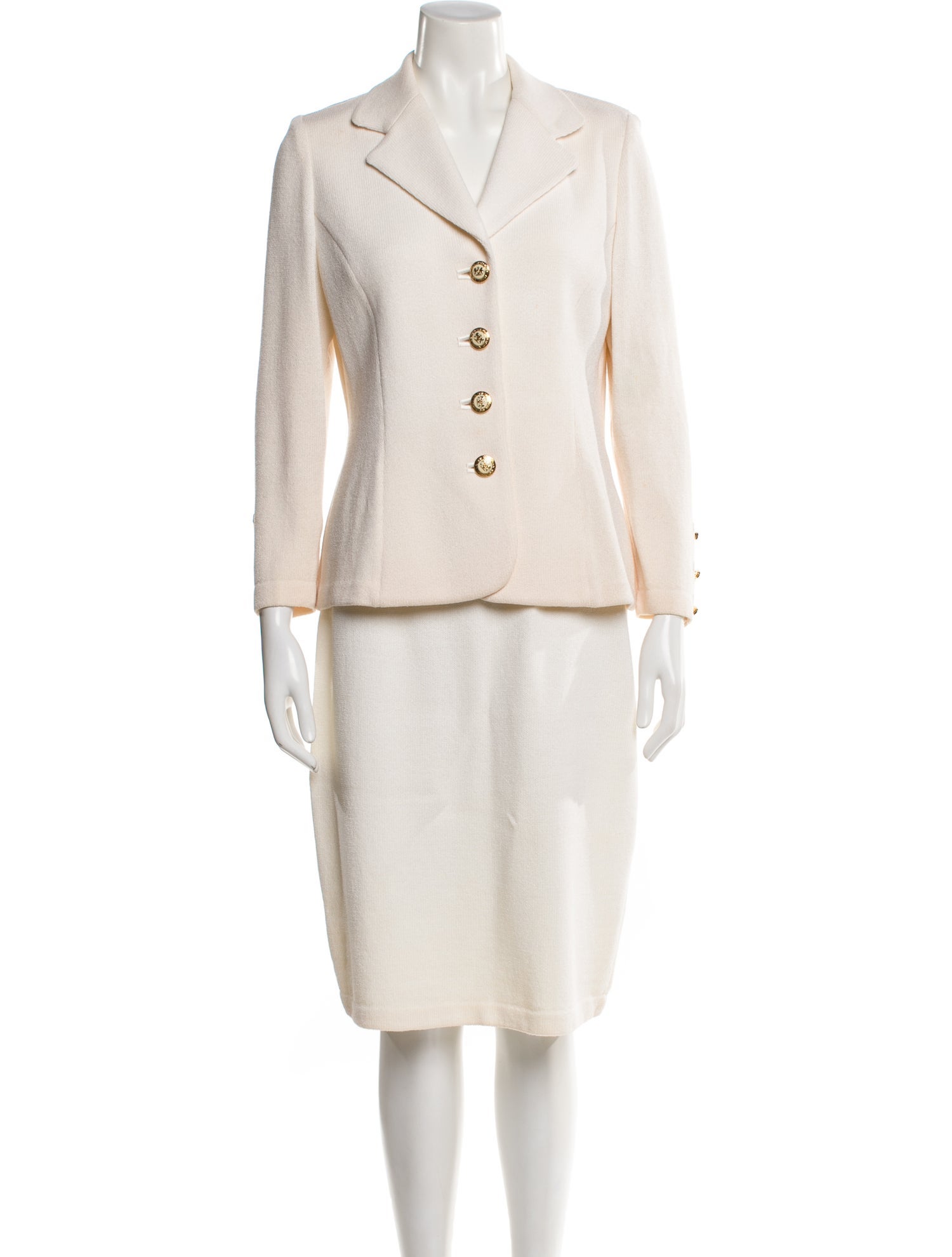 St. John Wool Skirt Set