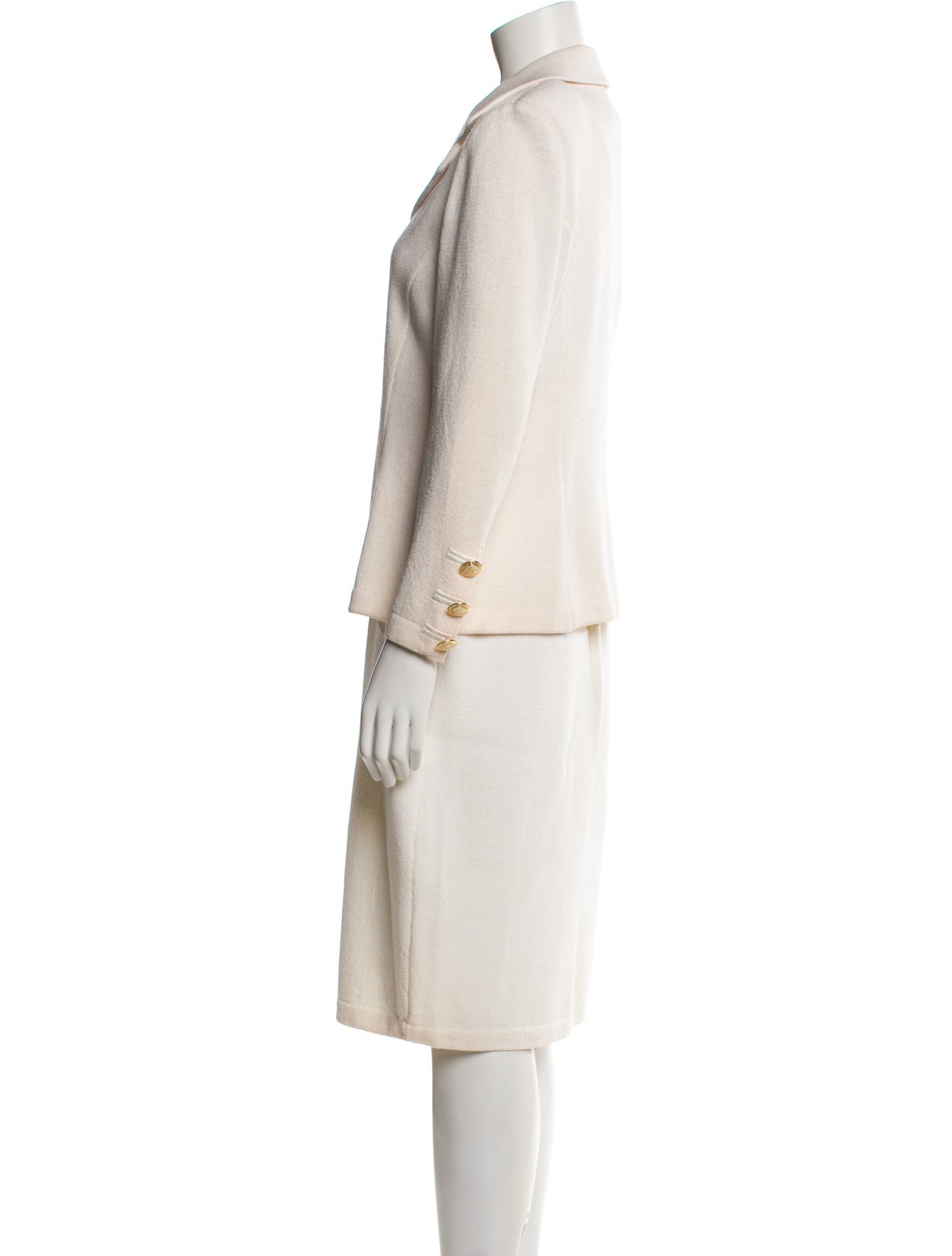 St. John Wool Skirt Set