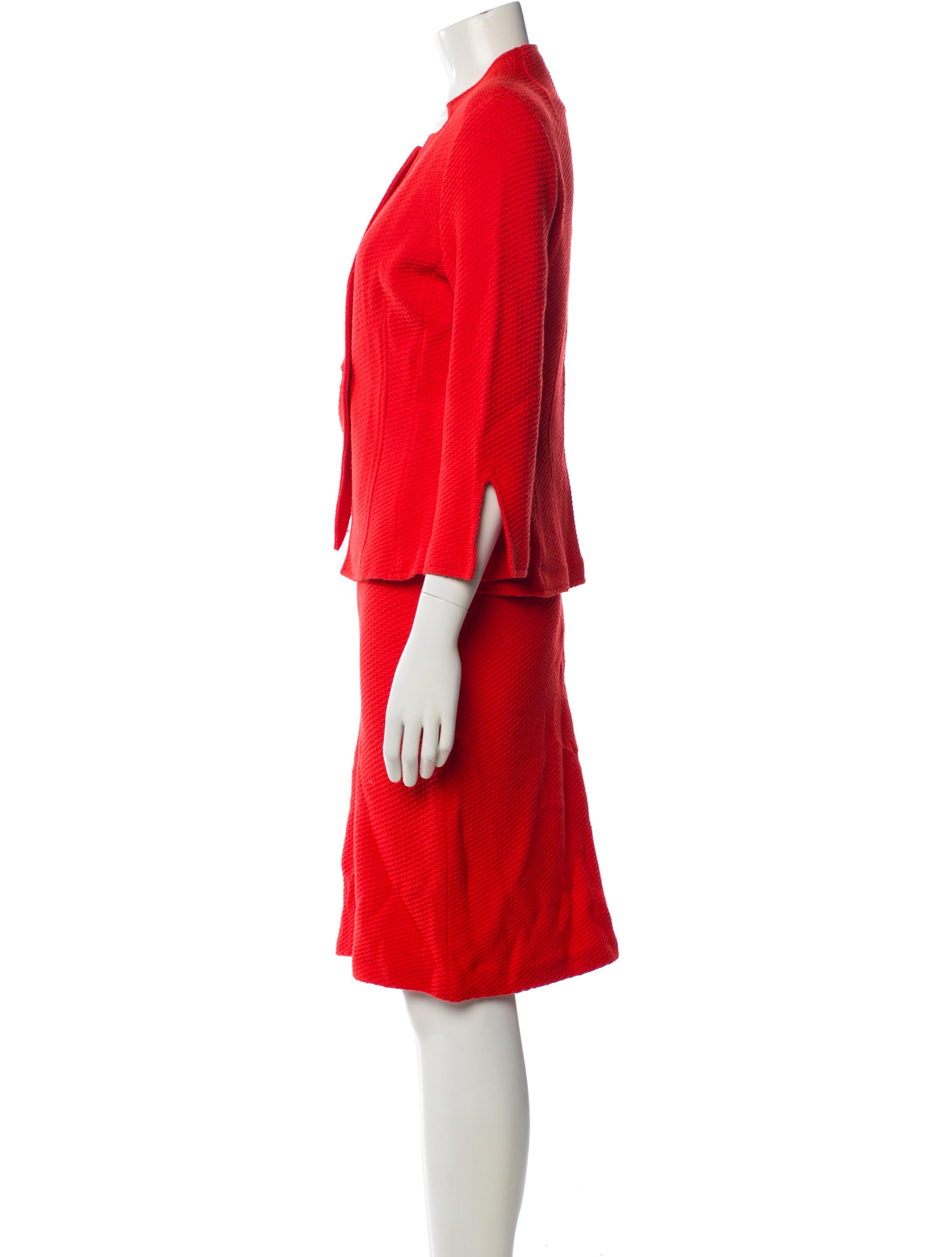 St. John Wool Skirt Suit