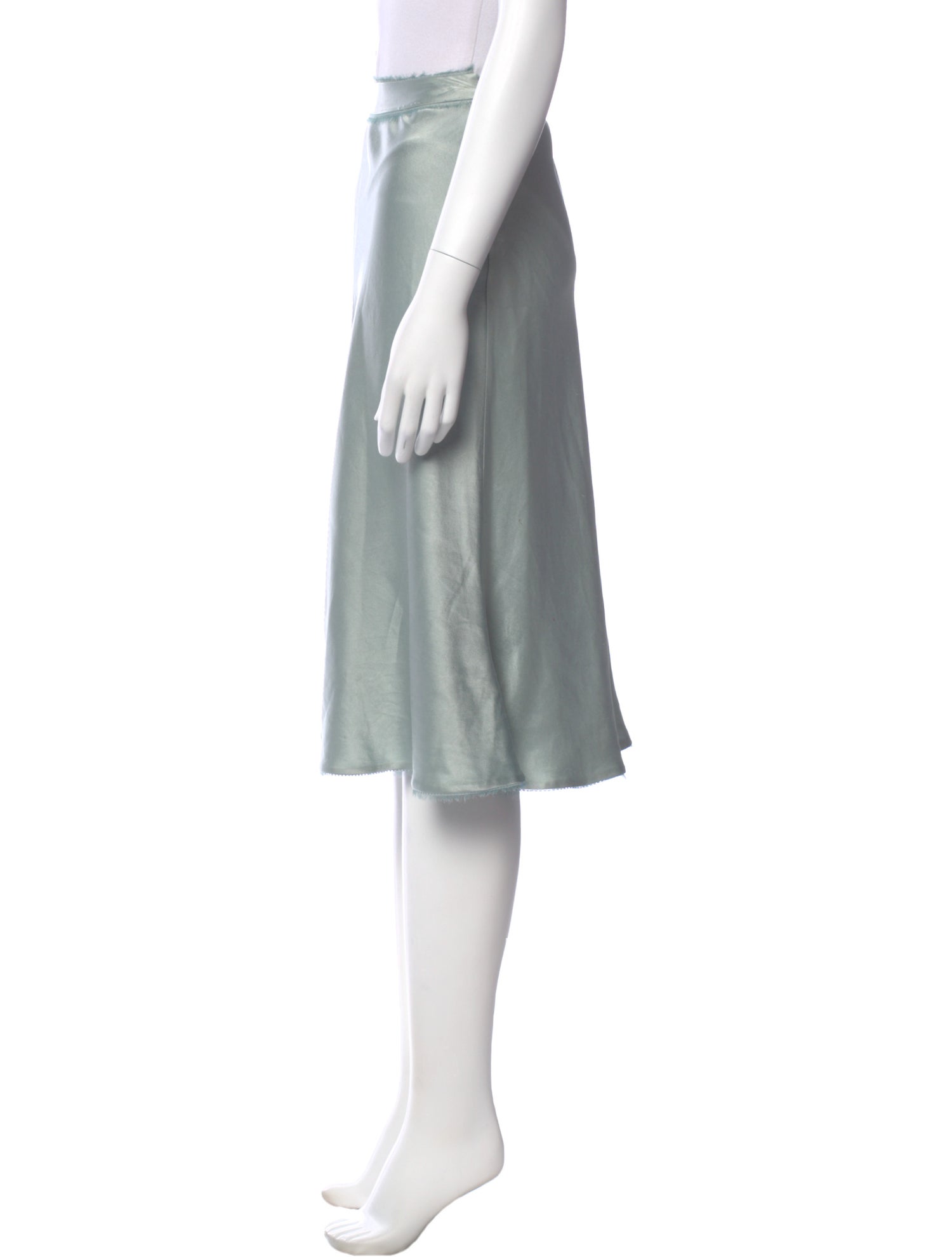 St. John Evening Silk Knee-Length Skirt