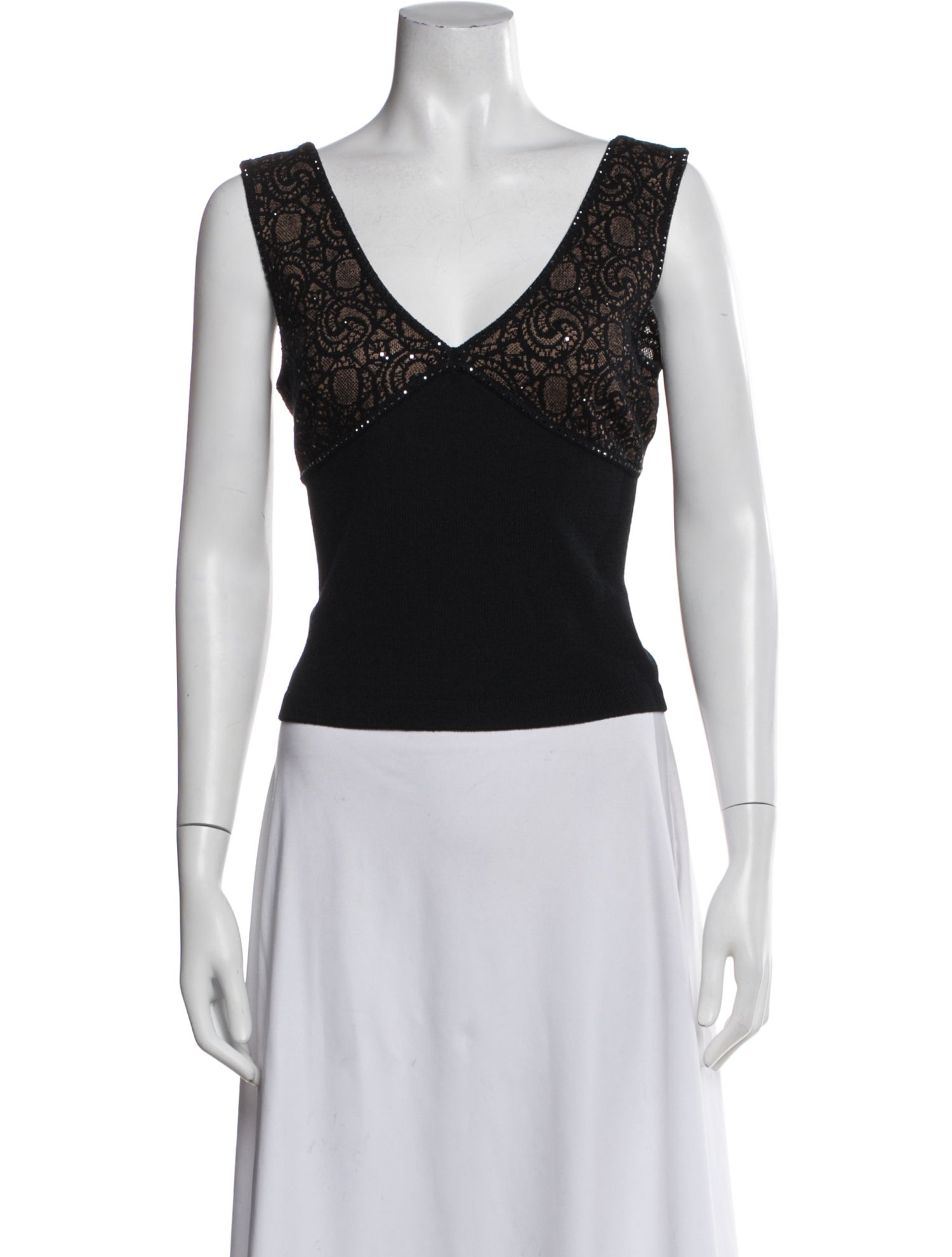 St. John Evening V-Neck Sweater