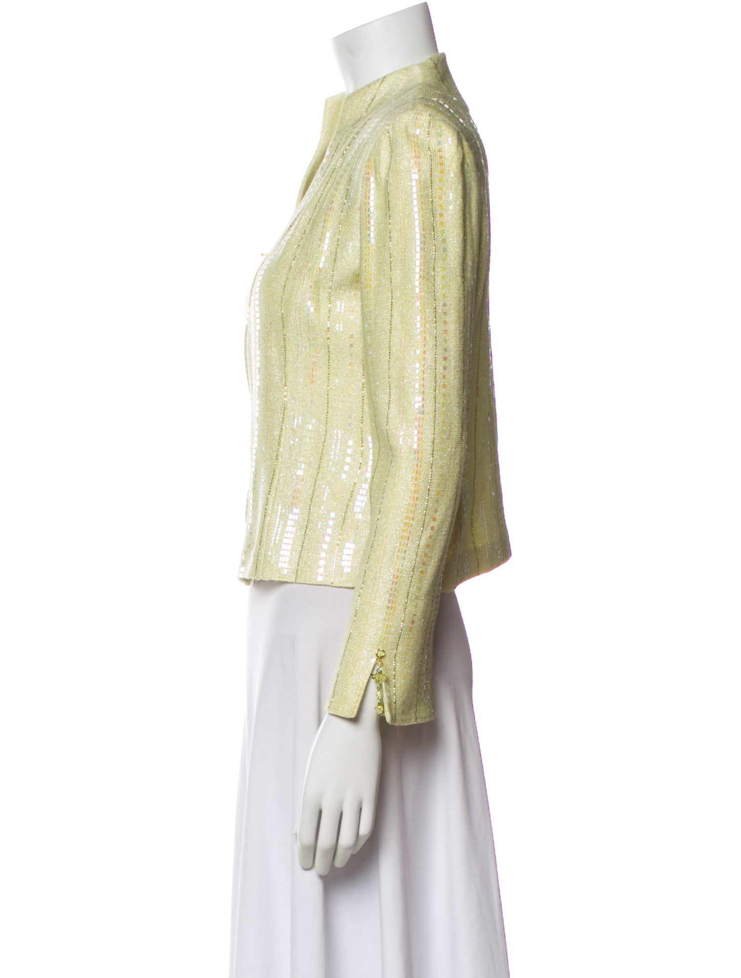 St. John Evening Tweed Pattern Evening Jacket