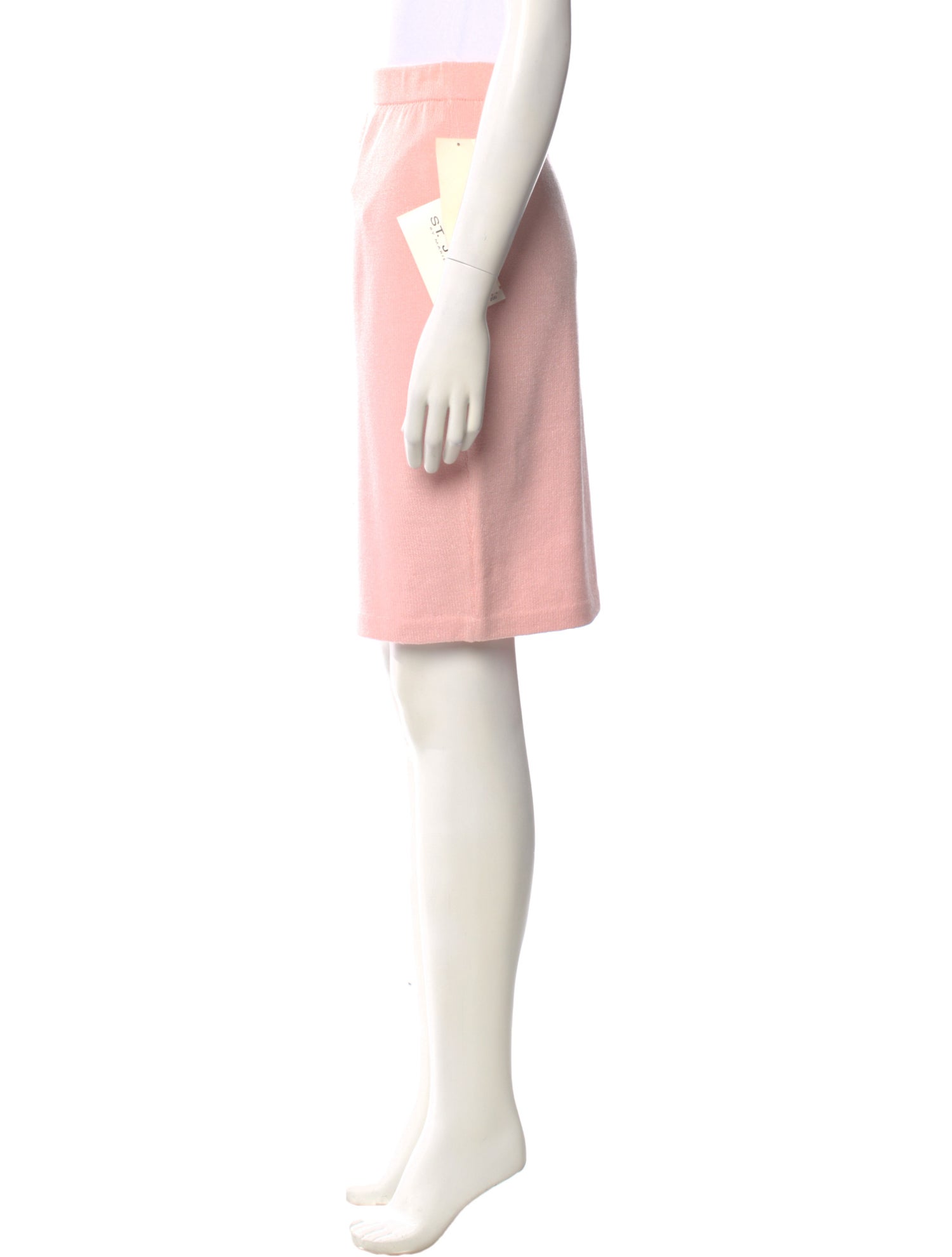 St. John Evening Wool Knee-Length Skirt