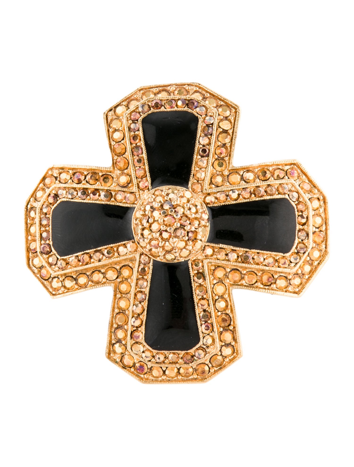 St. John Vintage Enamel Pin Brooch