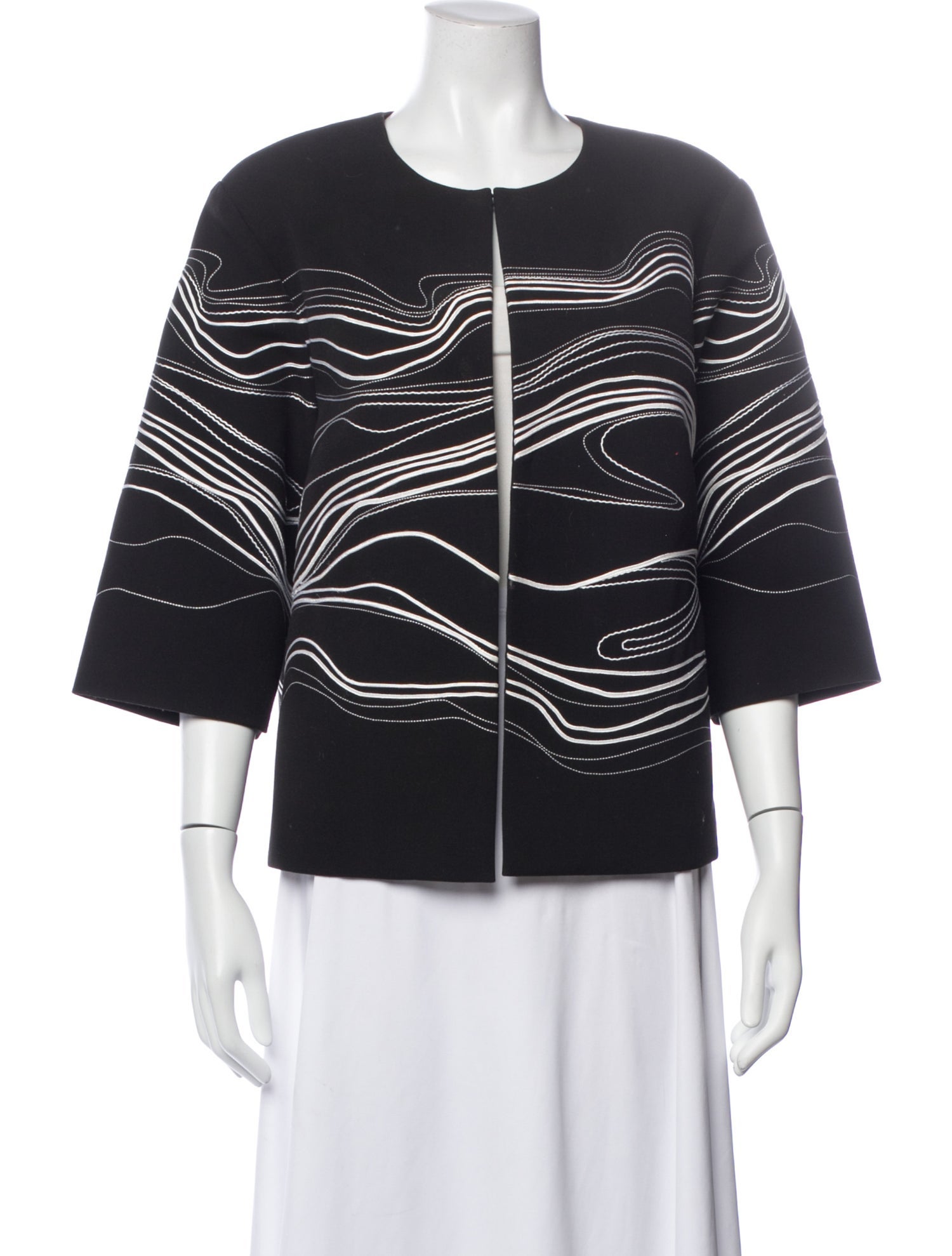 St. John Graphic Print Blazer