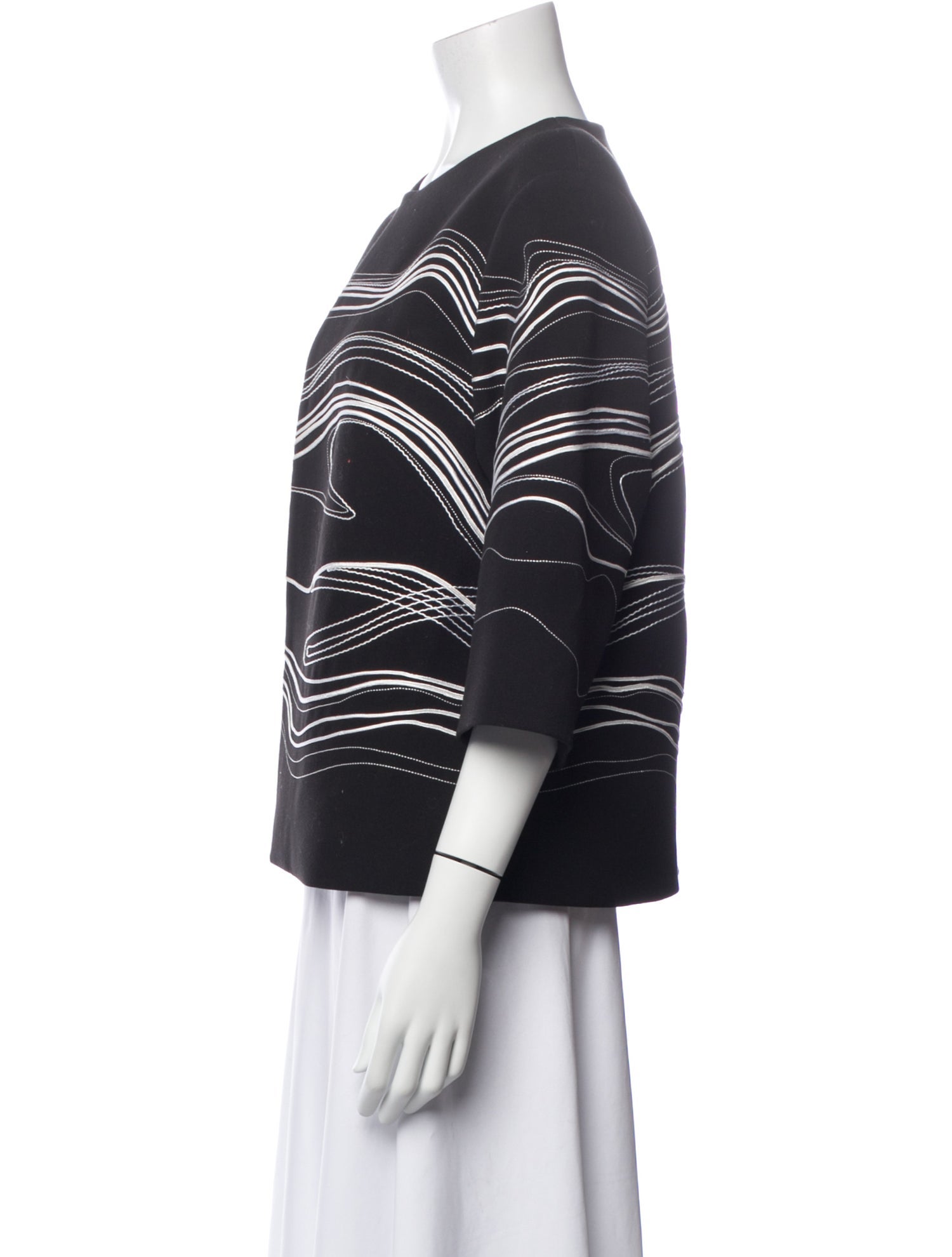 St. John Graphic Print Blazer