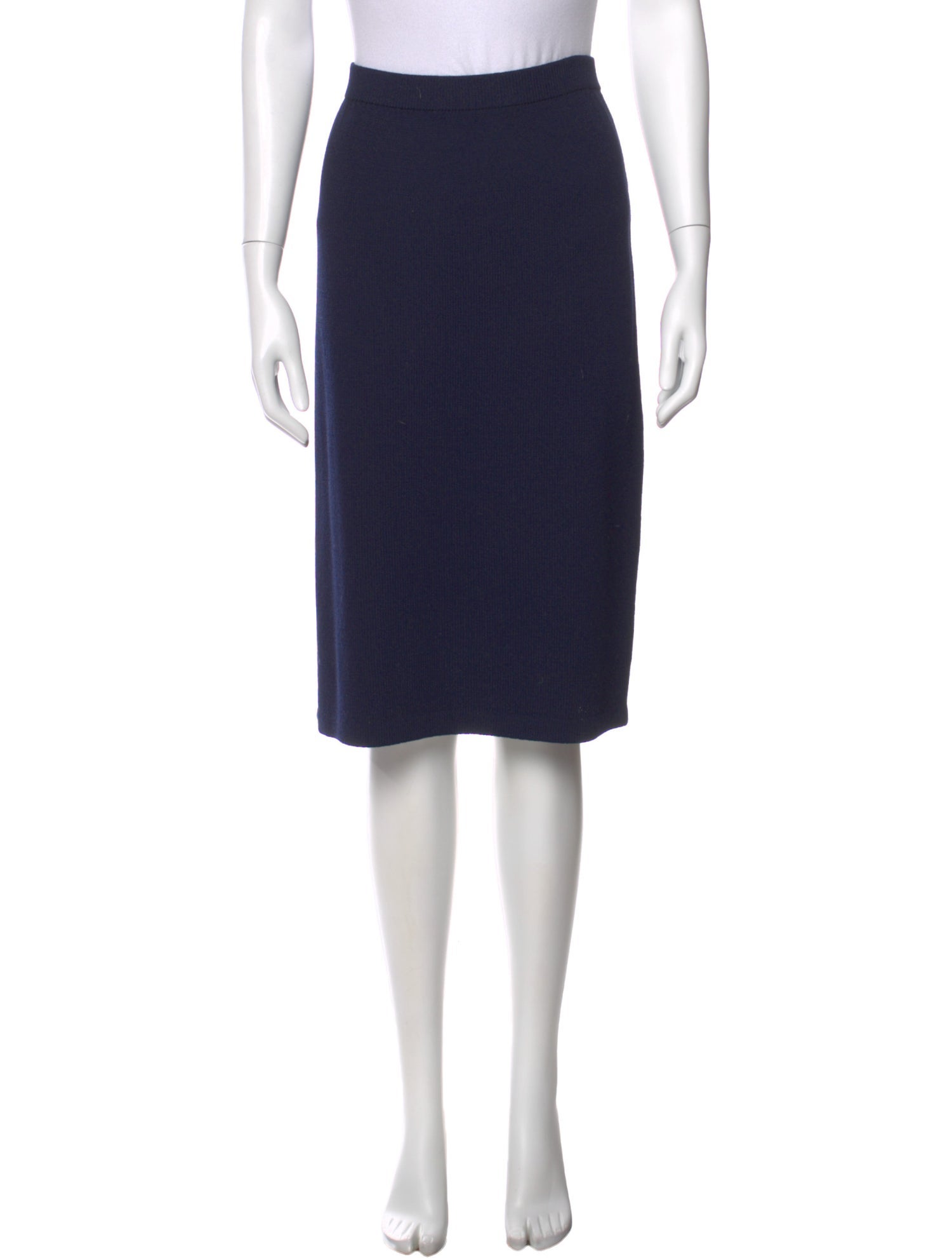 St. John Wool Knee-Length Skirt