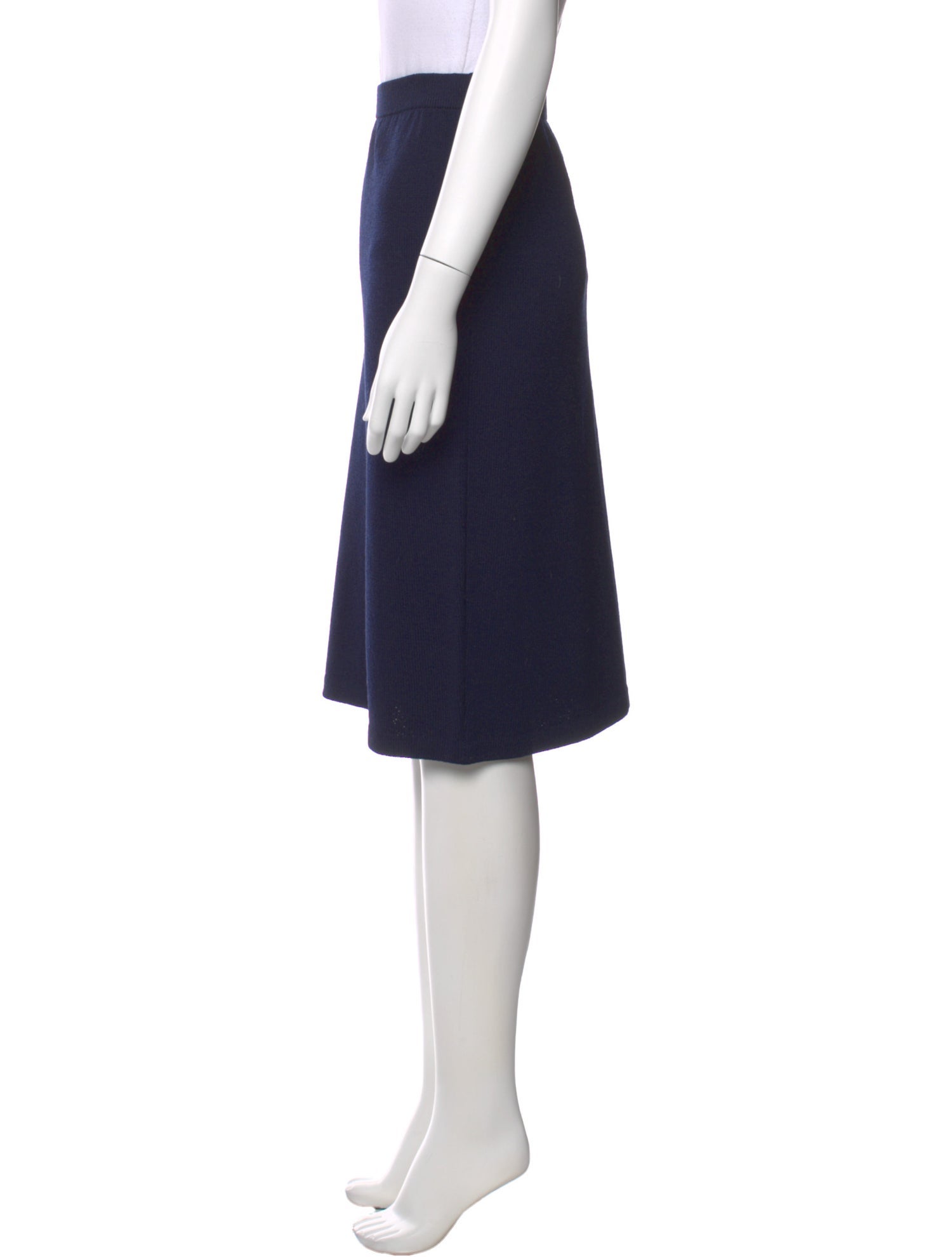 St. John Wool Knee-Length Skirt