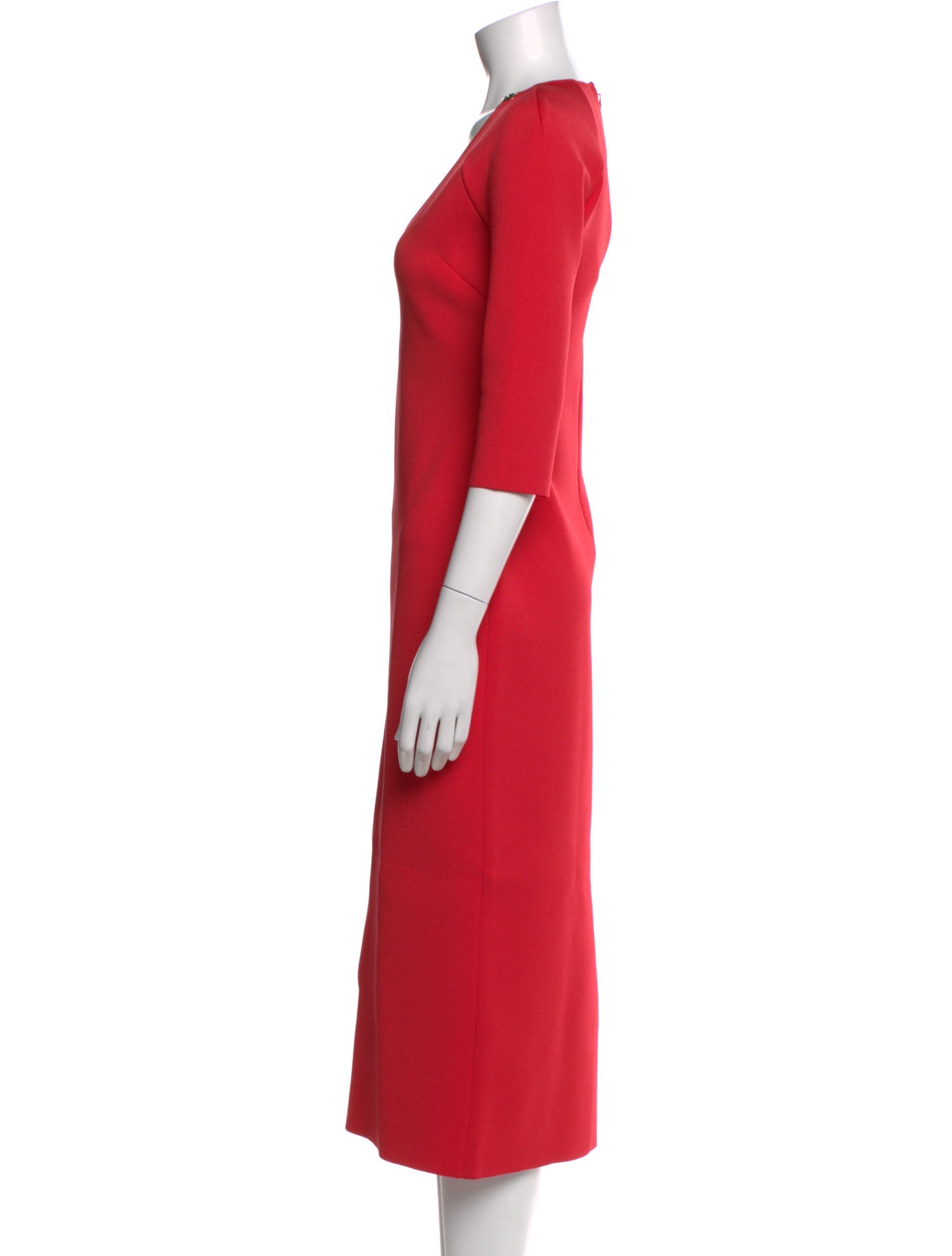 St. John Wool Long Dress