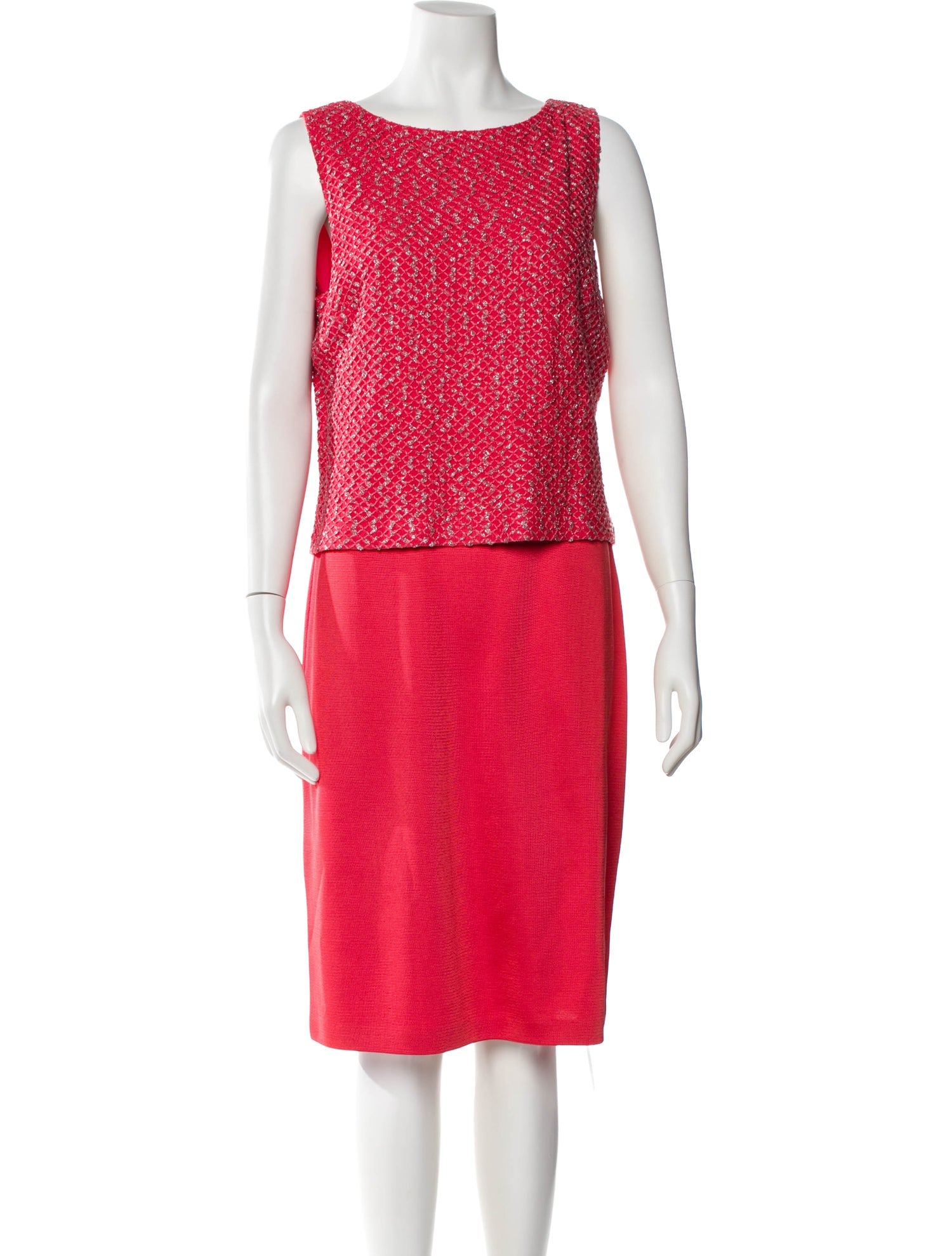 St. John Wool Knee-Length Dress