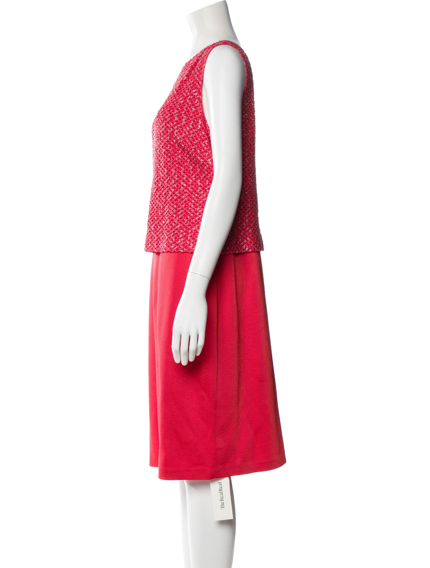 St. John Wool Knee-Length Dress
