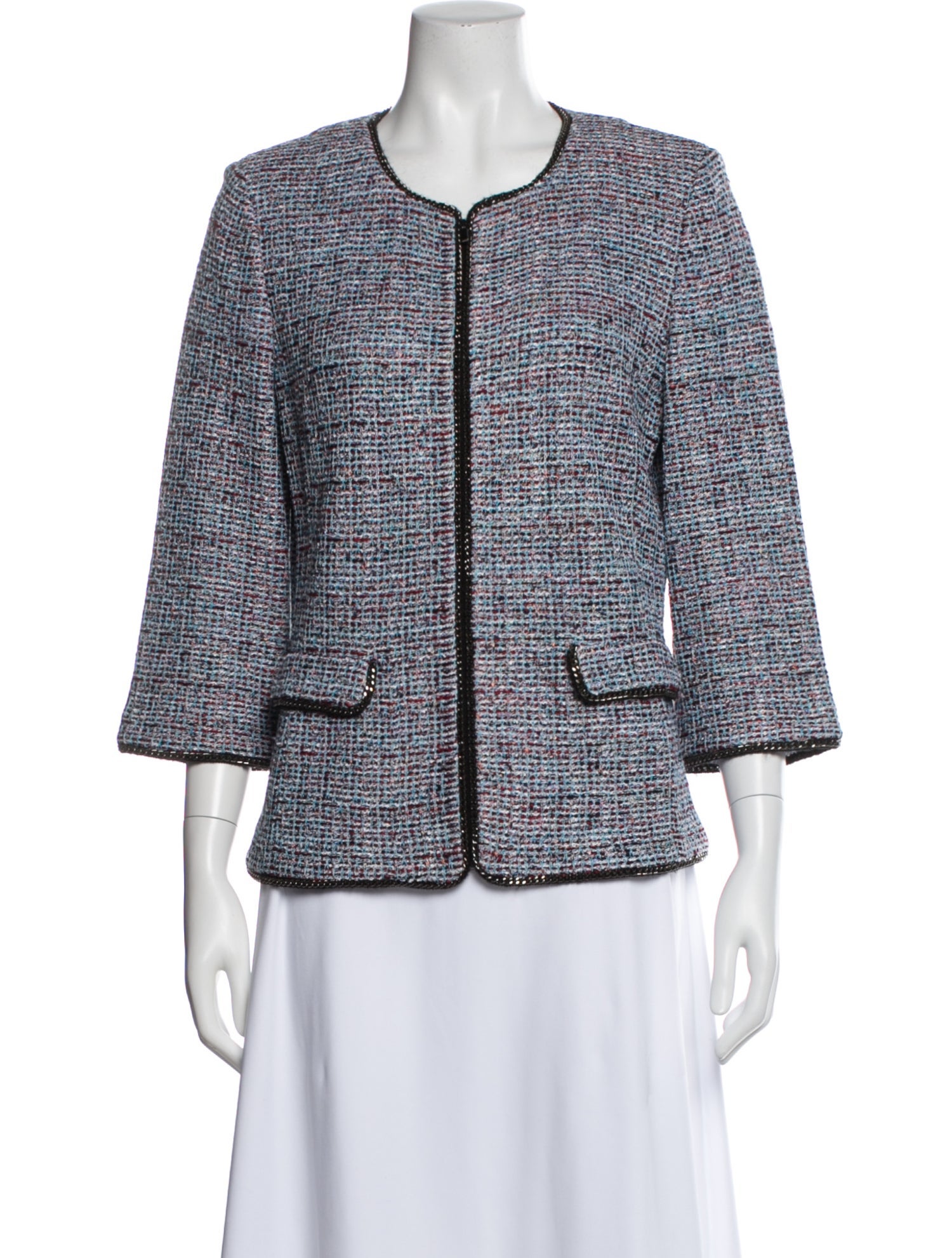 St. John Tweed Pattern Jacket