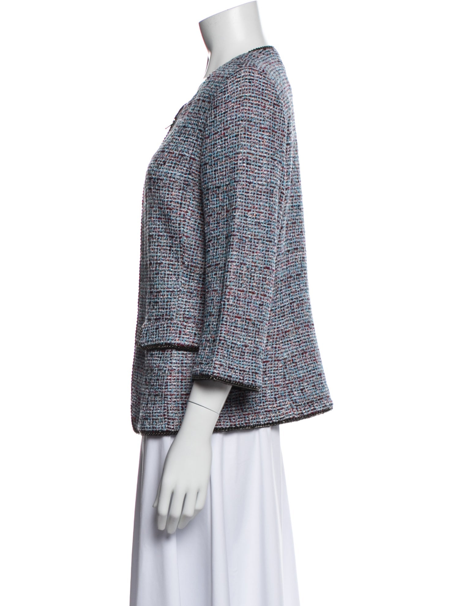 St. John Tweed Pattern Jacket