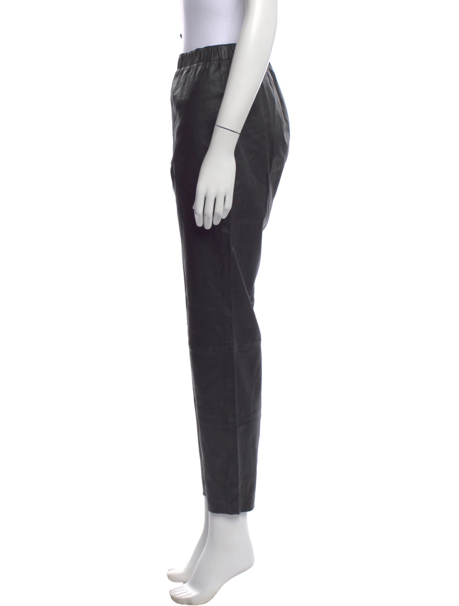 St. John Leather Skinny Leg Pants