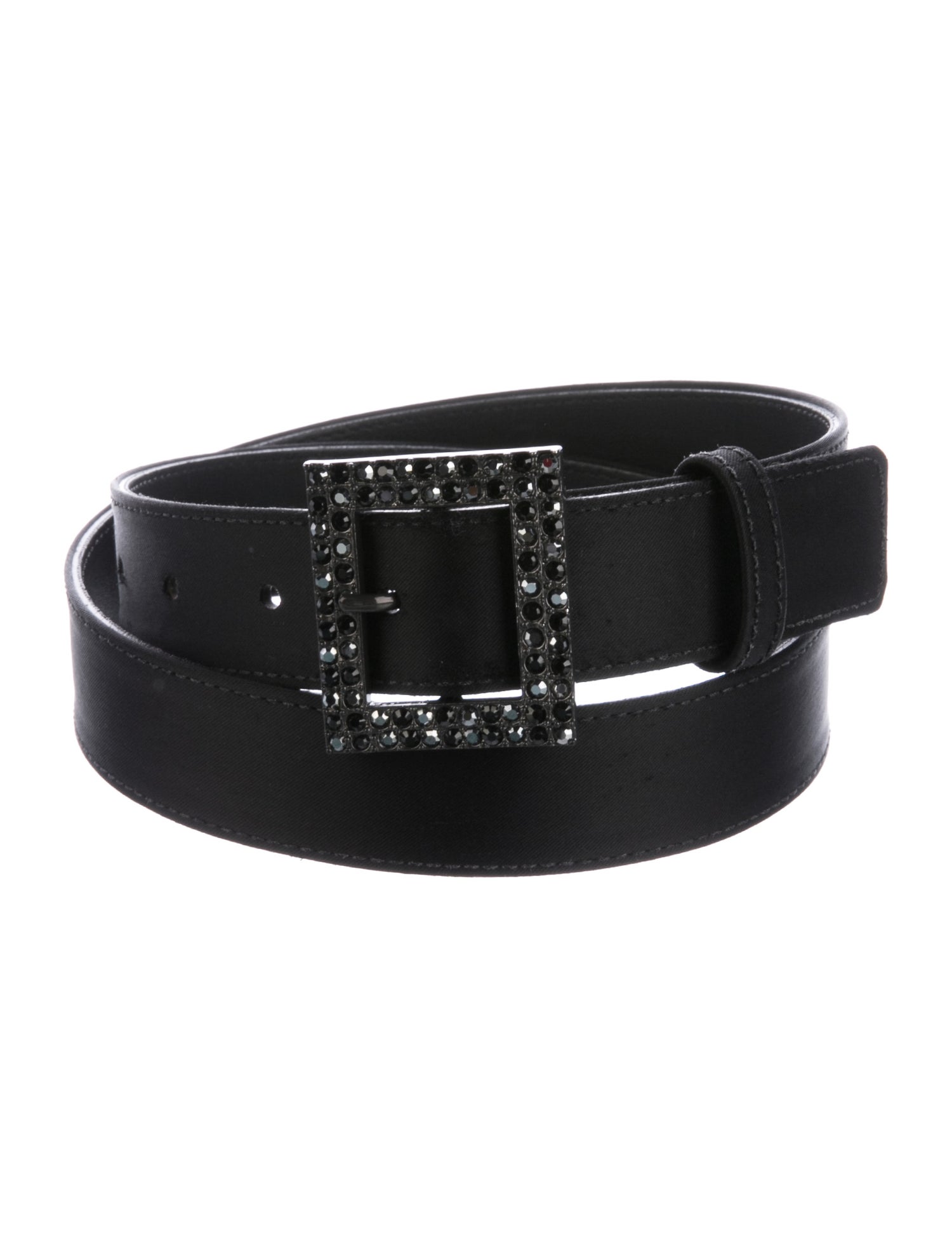 St. John Skinny Satin Belt