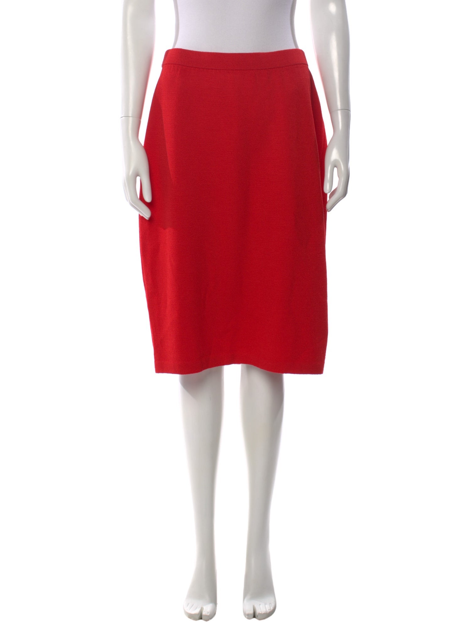 St. John Wool Knee-Length Skirt w/ Tags