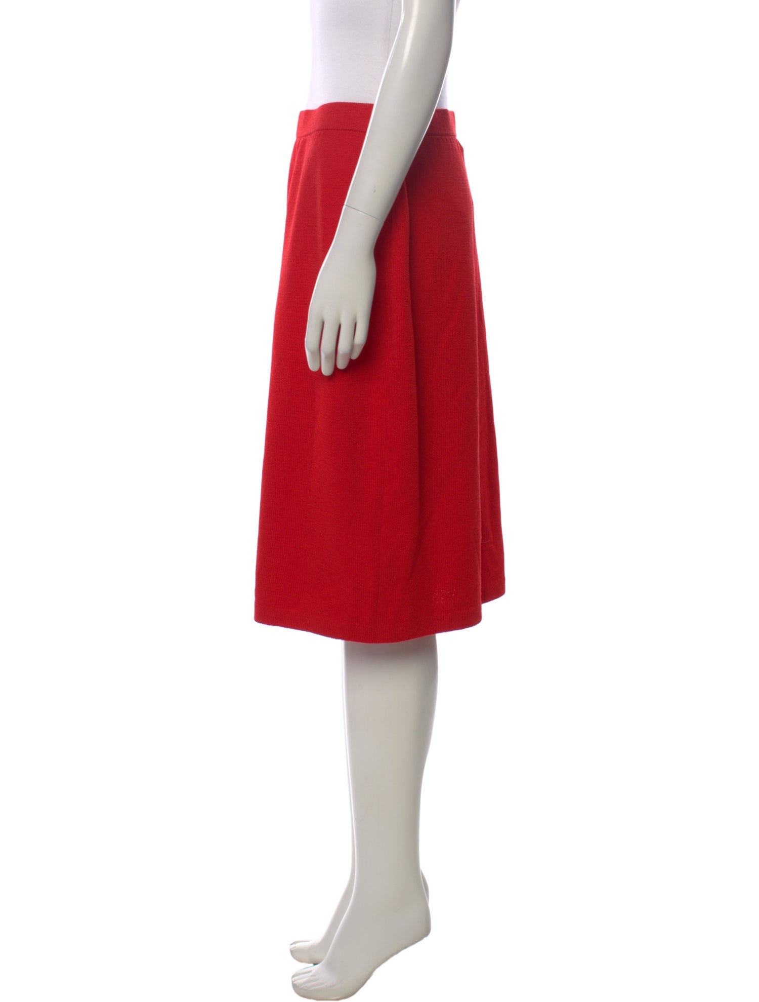 St. John Wool Knee-Length Skirt w/ Tags