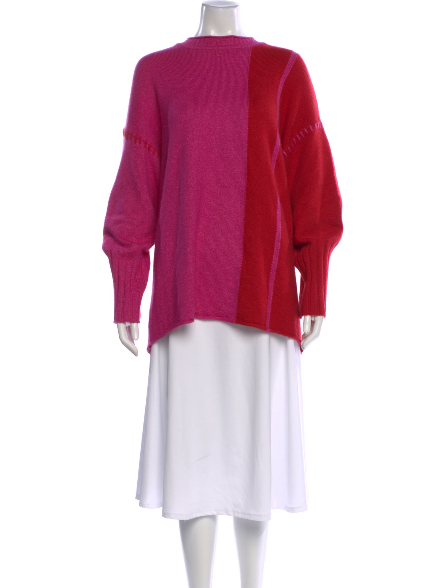 St. John Cashmere Mock Neck Sweater
