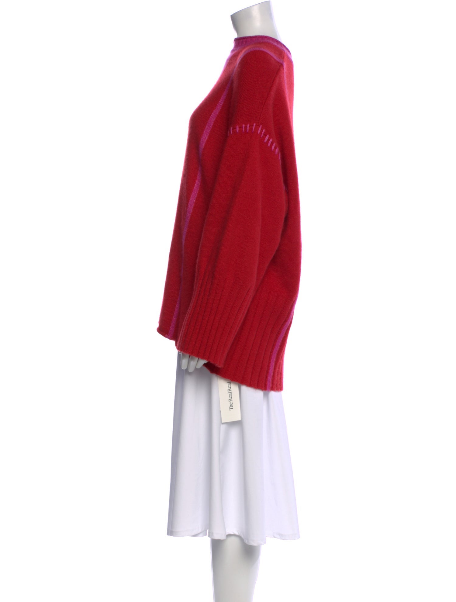 St. John Cashmere Mock Neck Sweater