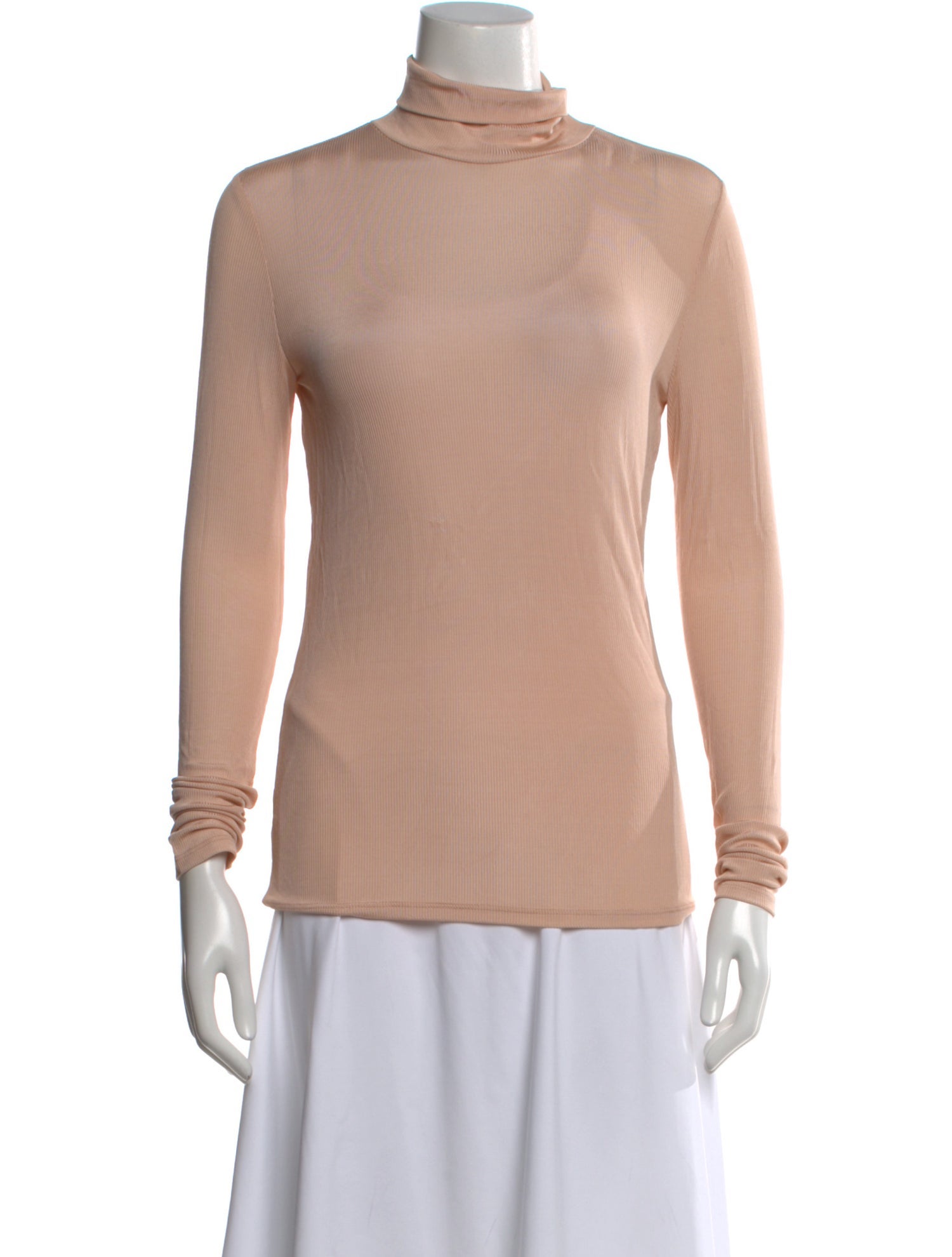 St. John Turtleneck Long Sleeve Top