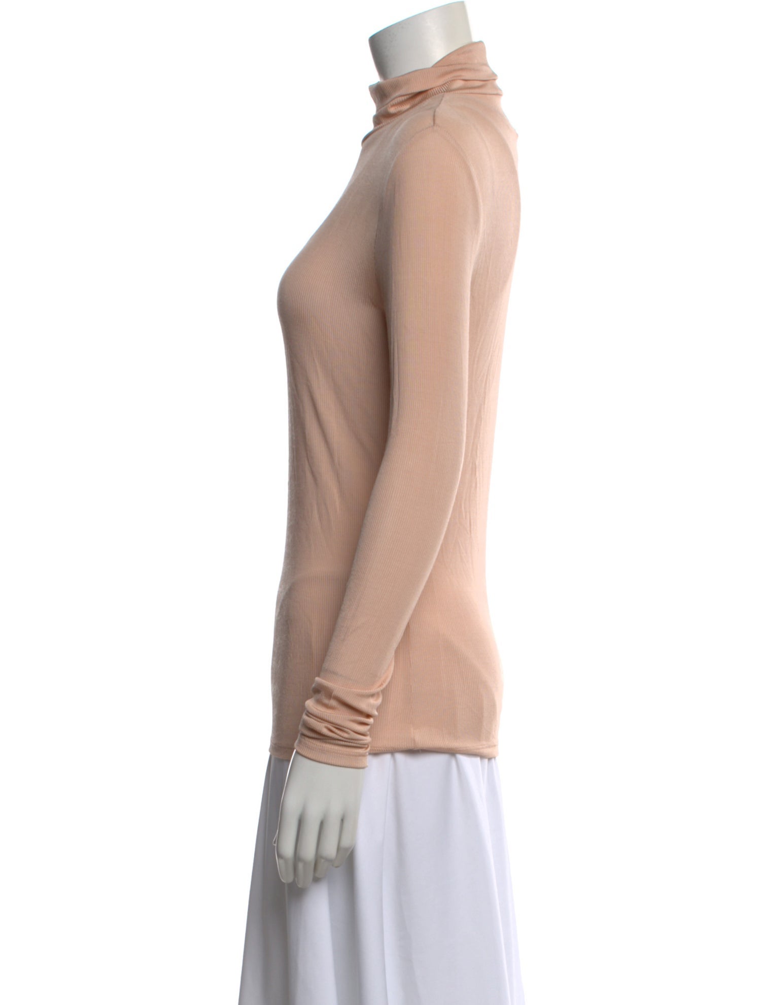 St. John Turtleneck Long Sleeve Top