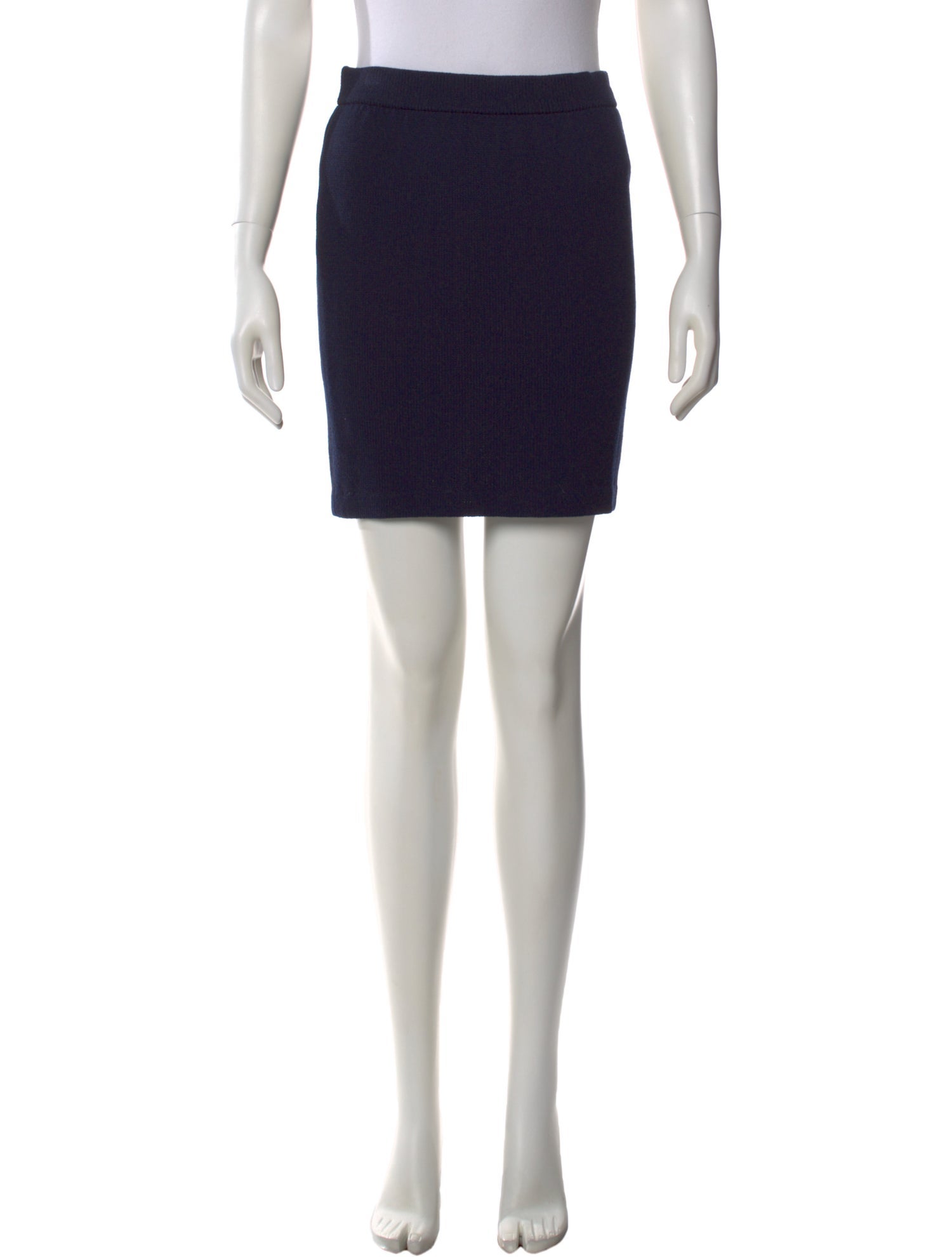 St. John Embroidered Accent Mini Skirt