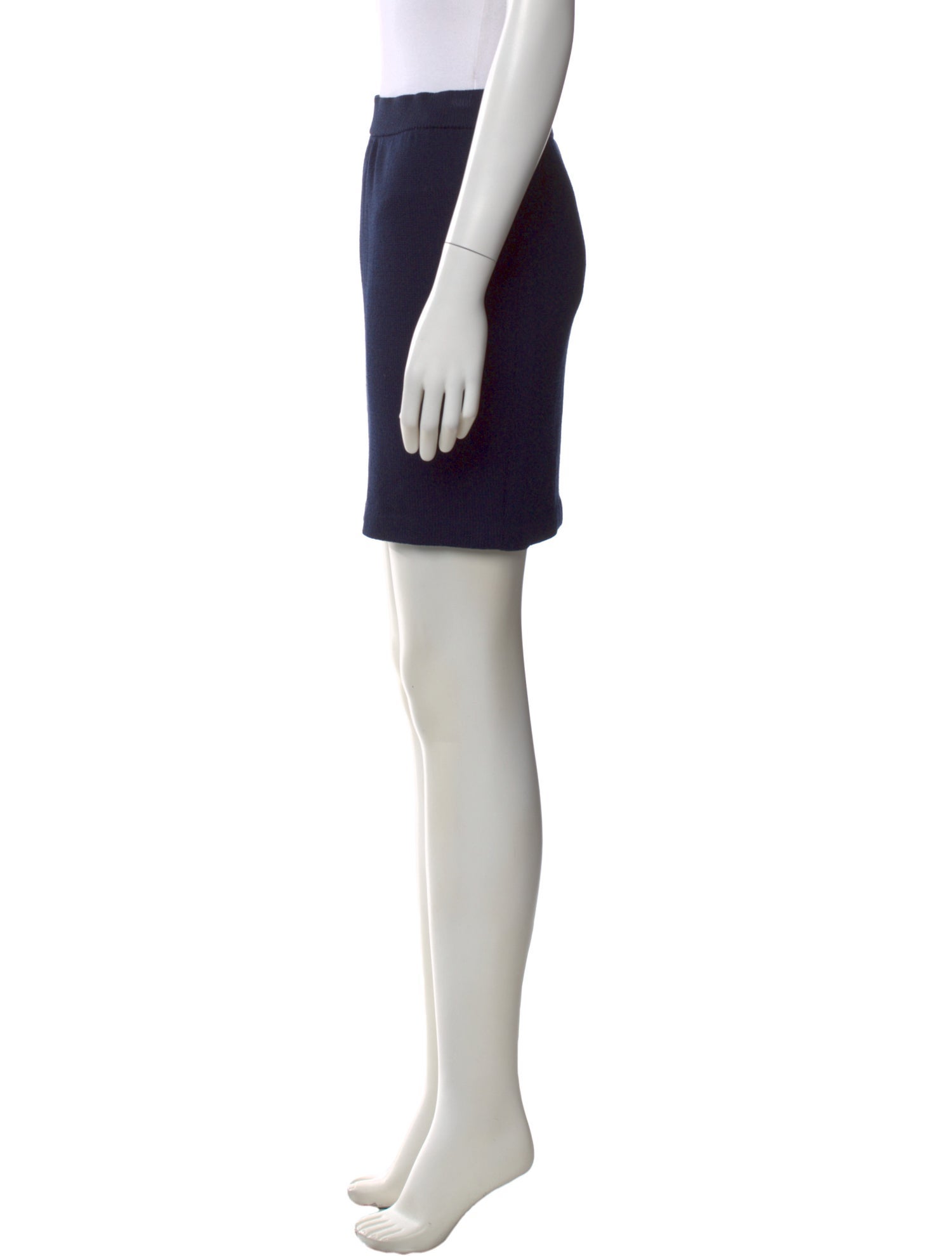 St. John Embroidered Accent Mini Skirt