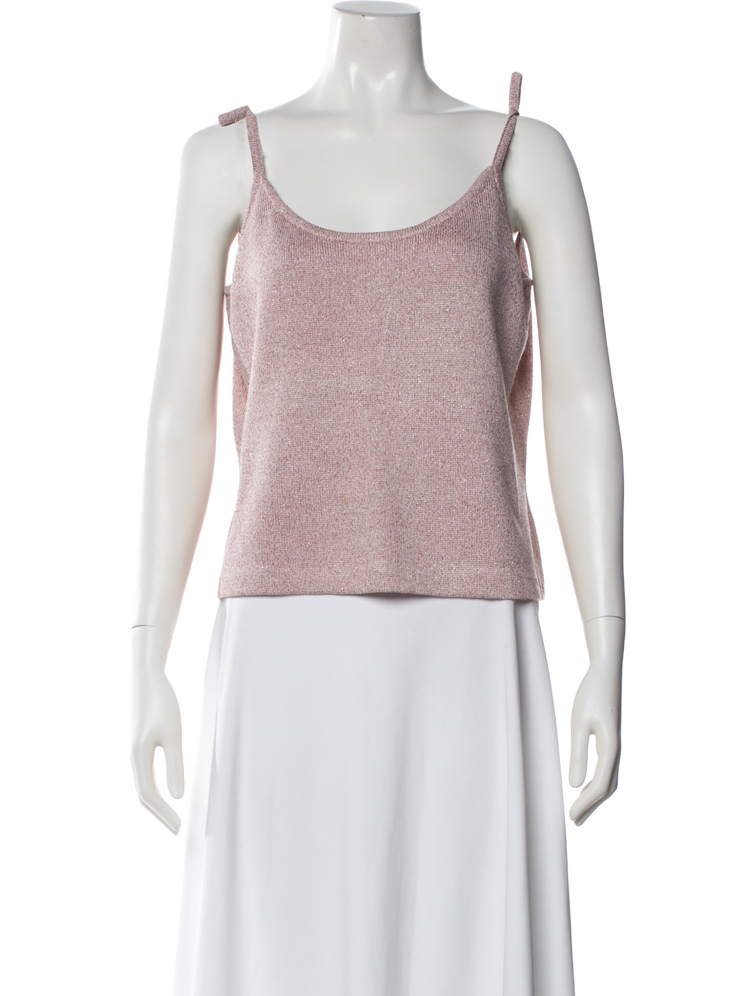 St. John Wool Scoop Neck Top