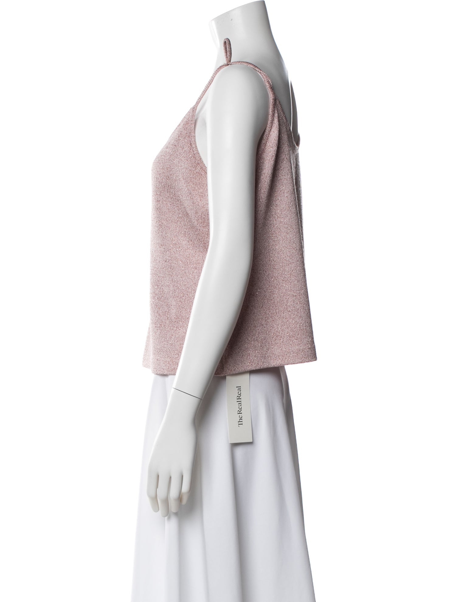 St. John Wool Scoop Neck Top