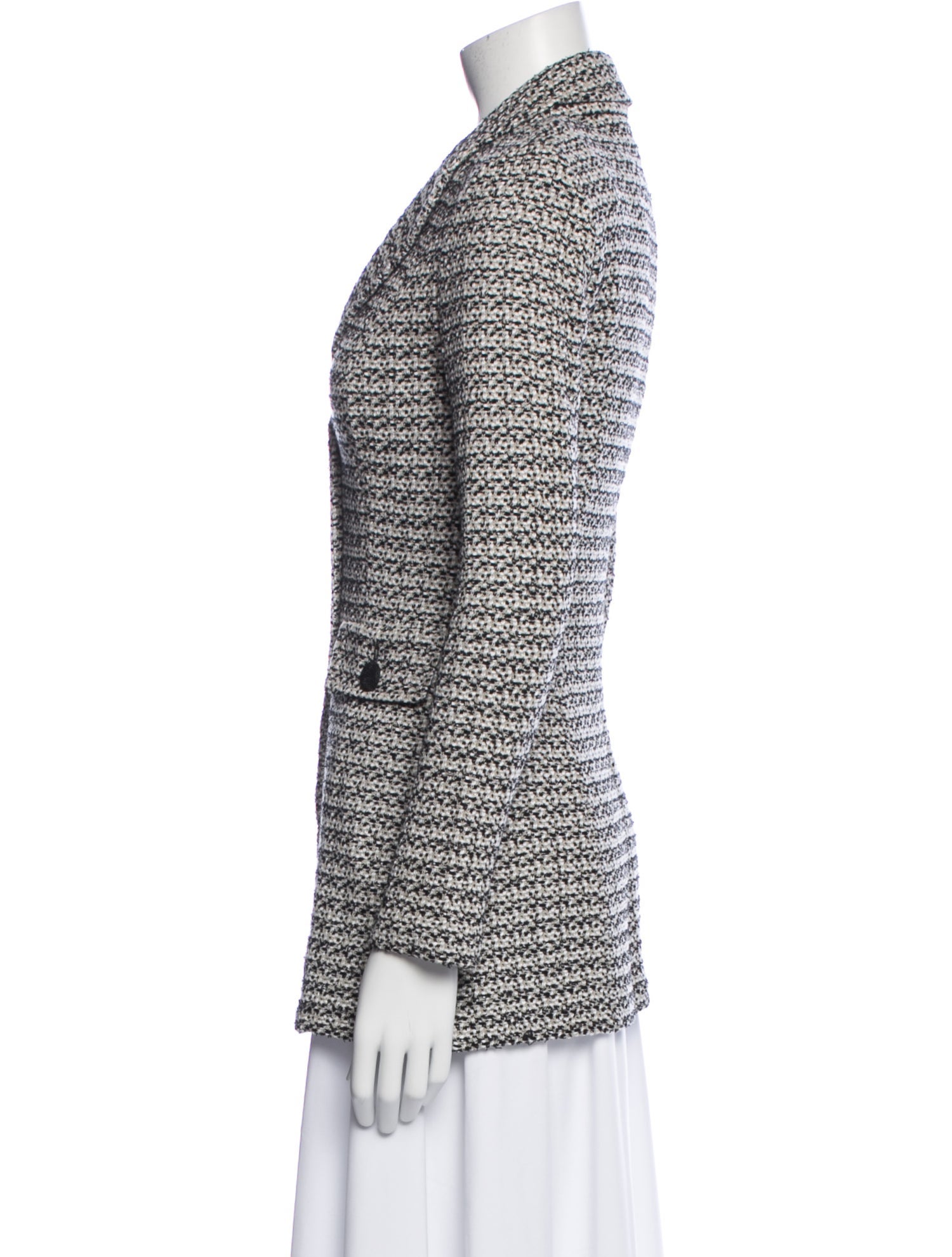 St. John Tweed Pattern Blazer