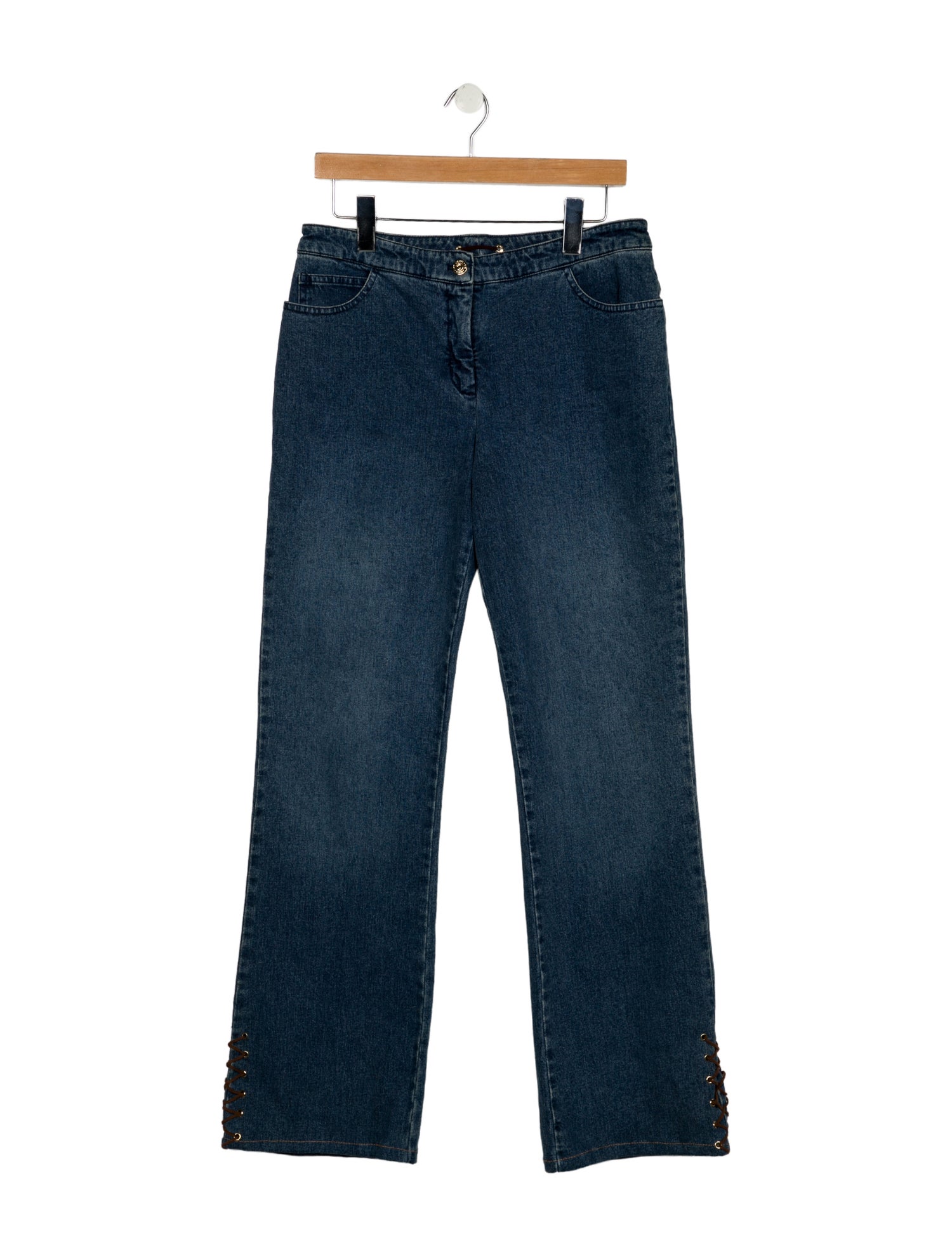 St. John High-Rise Wide Leg Jeans