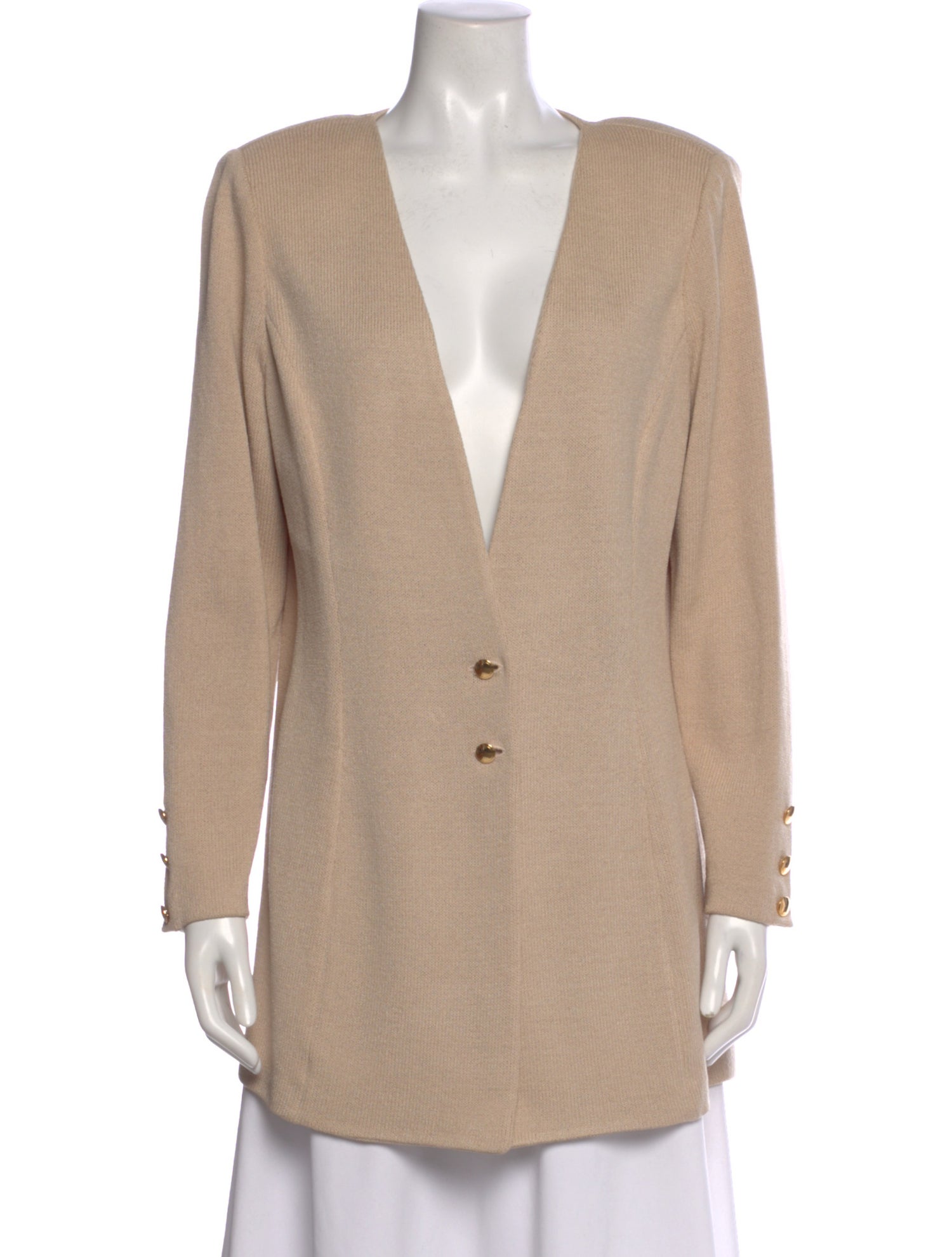 St. John Wool V-Neck Sweater
