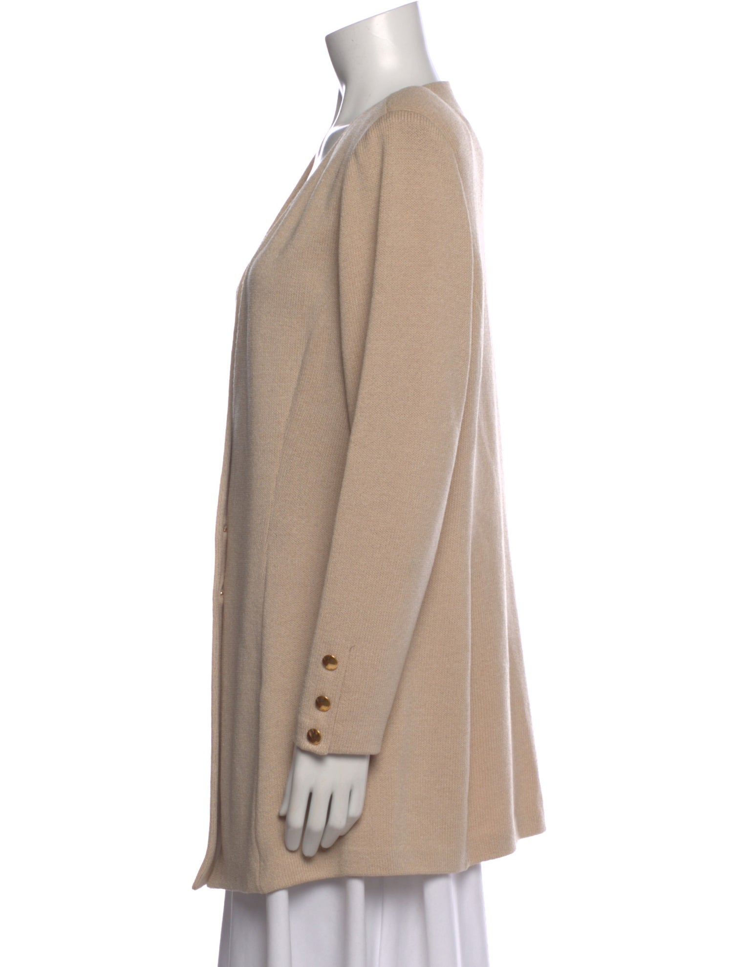 St. John Wool V-Neck Sweater