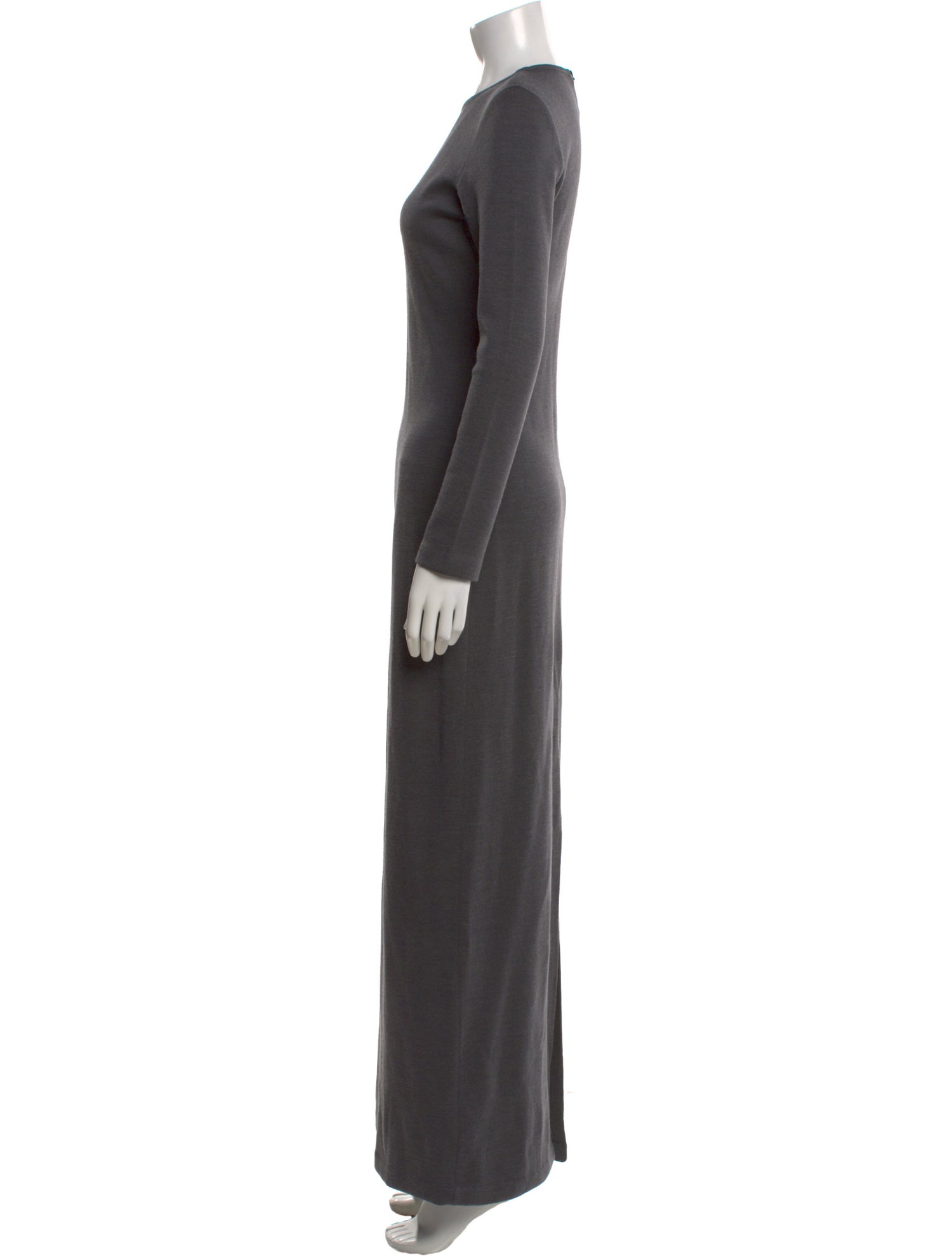 St. John Crew Neck Long Dress